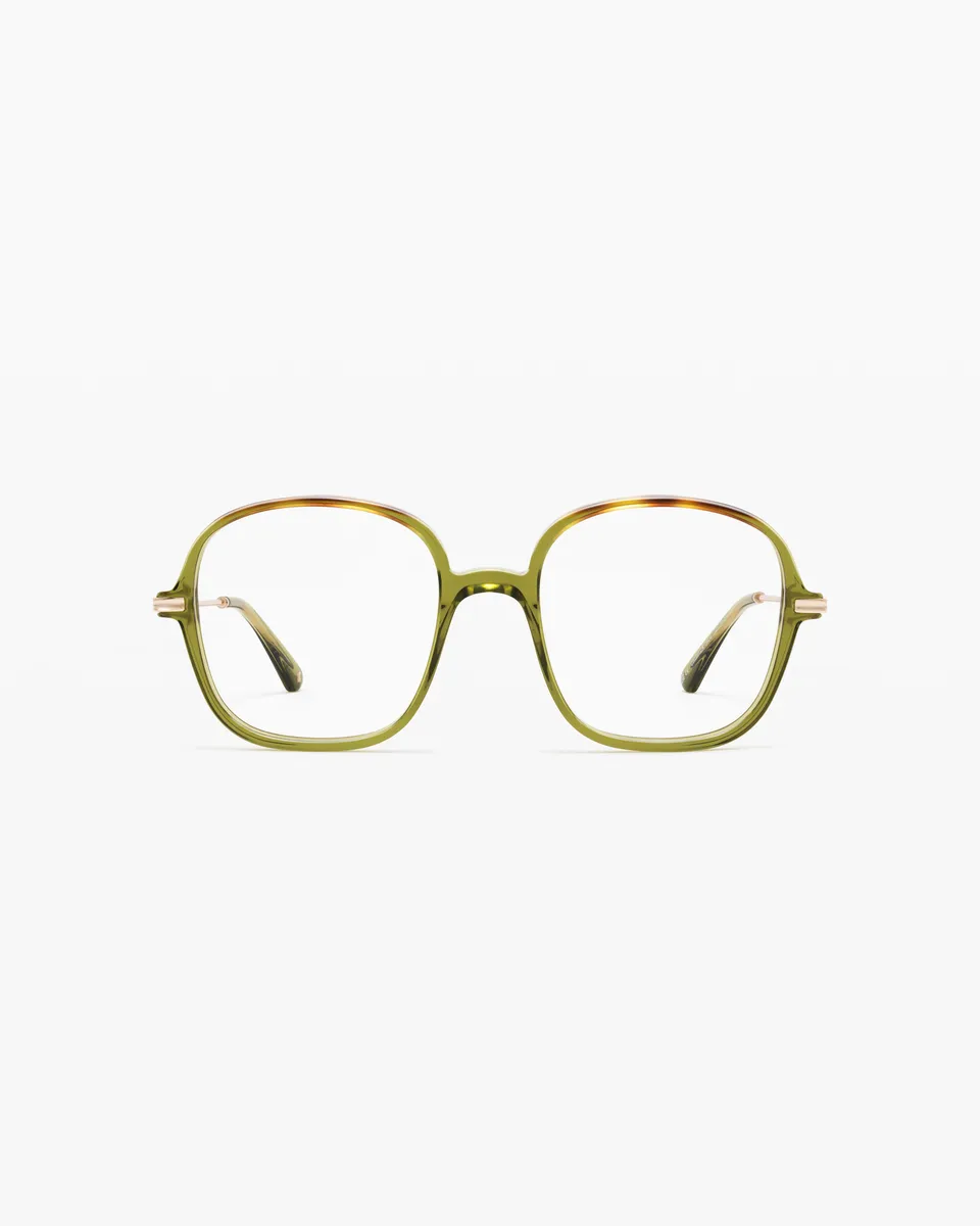jimmy-fairly-la-mica-lunettes-de-vue-carr-es-en-ac-tate-et-acier-inoxydable-vert image 1