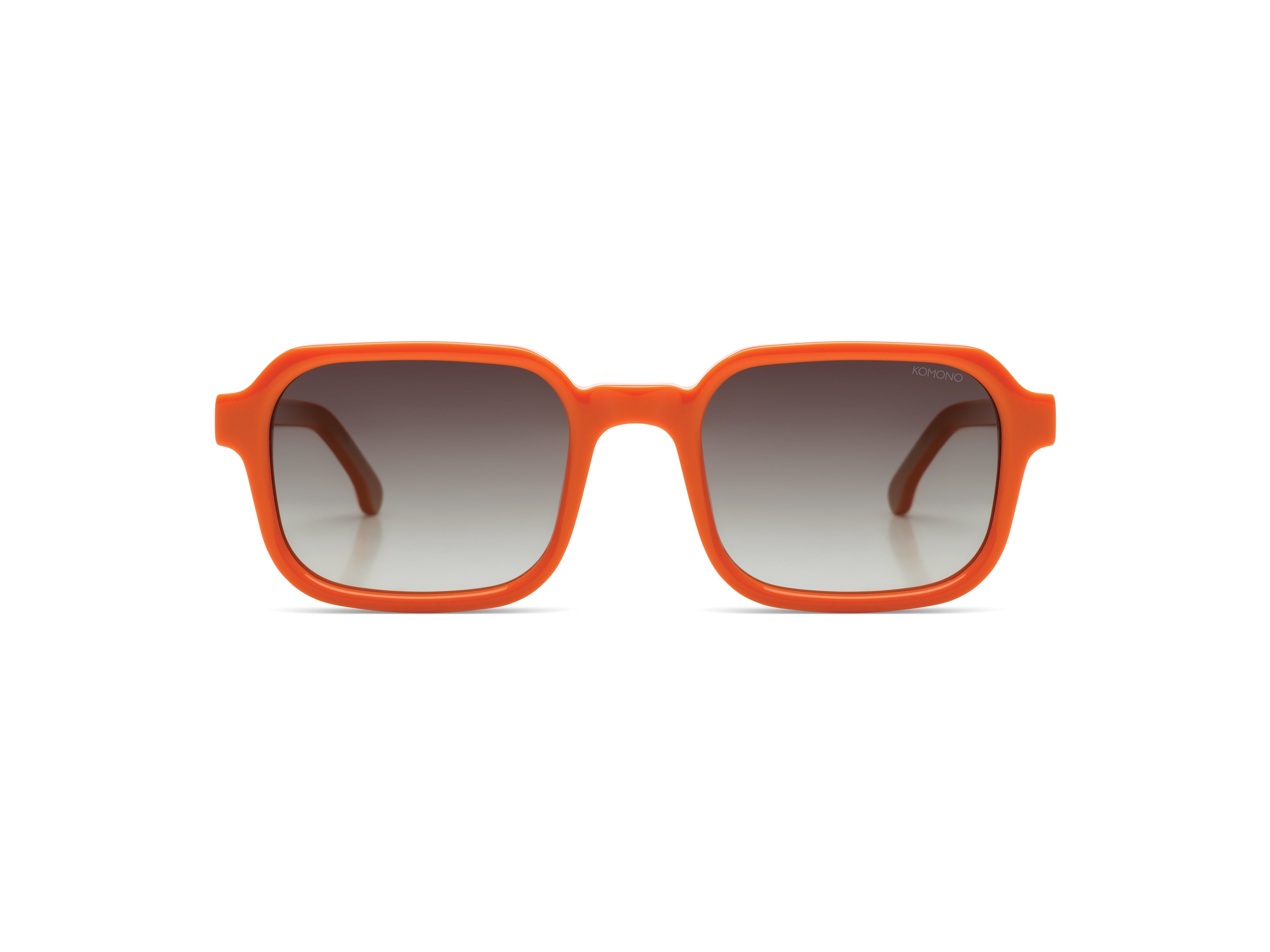 komono-romeo-princeton-lunettes-de-soleil-rectangulaires-polaris-es-orange-mediu image 1