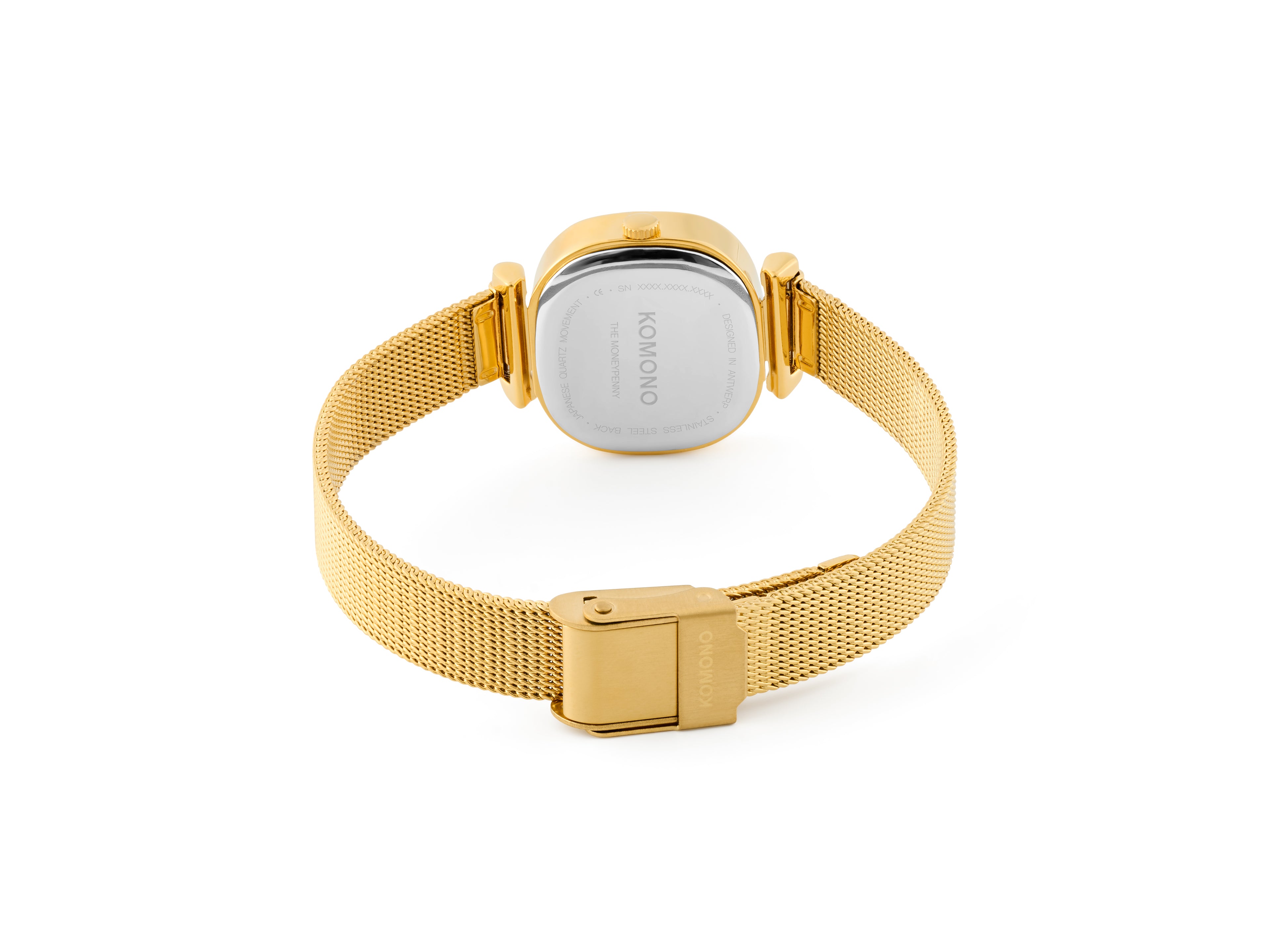 komono-moneypenny-aurora-royale-gold-green-blush-montre-solaire-xs image 3
