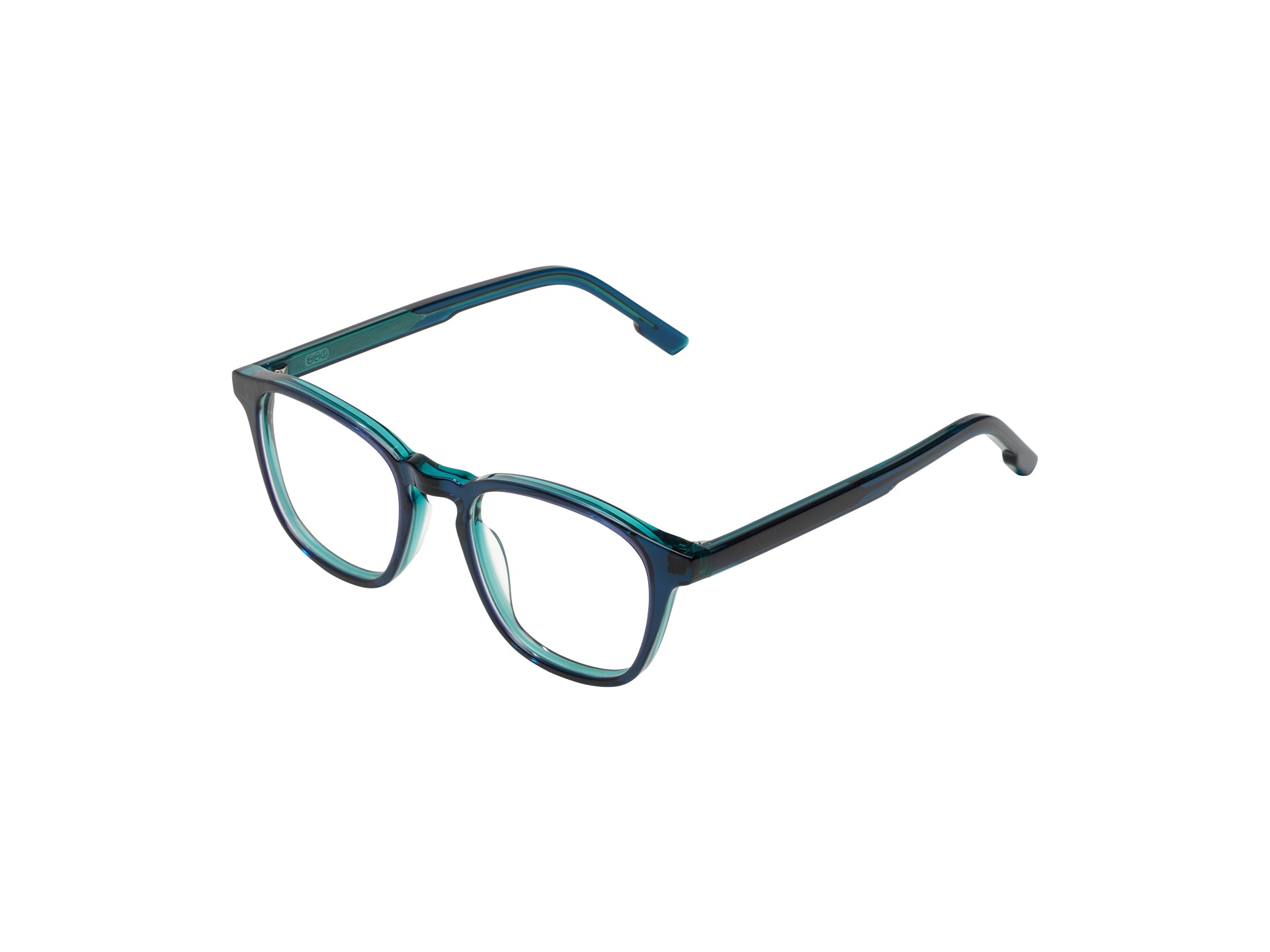 komono-marlon-slims-blue-loops-lunettes-de-vue-carr-es-ac-tate-cologique-petit-f image 2