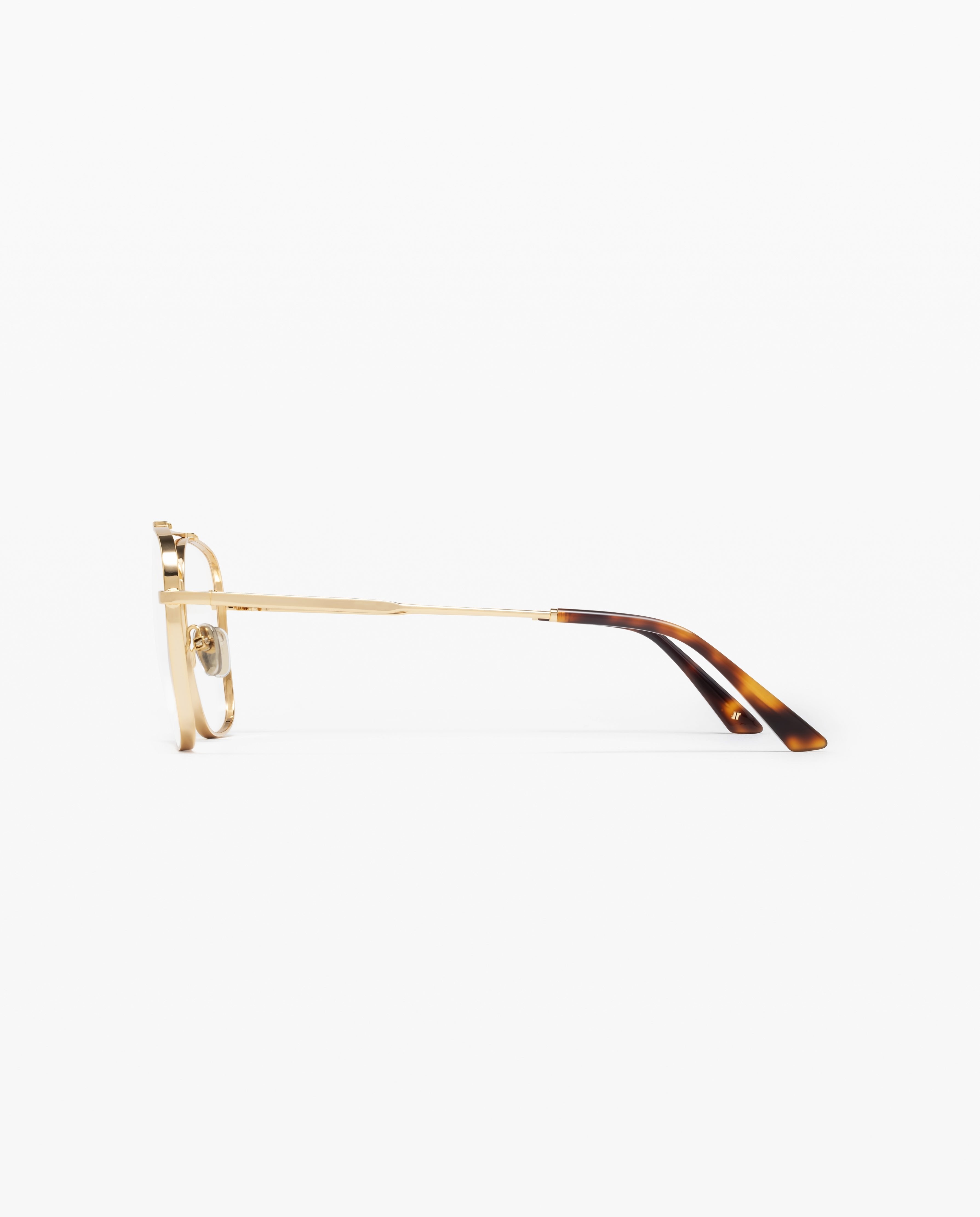 jimmy-fairly-la-lizzie-lunettes-de-vue-aviateur-mixte-acier-inoxydable-dor image 3