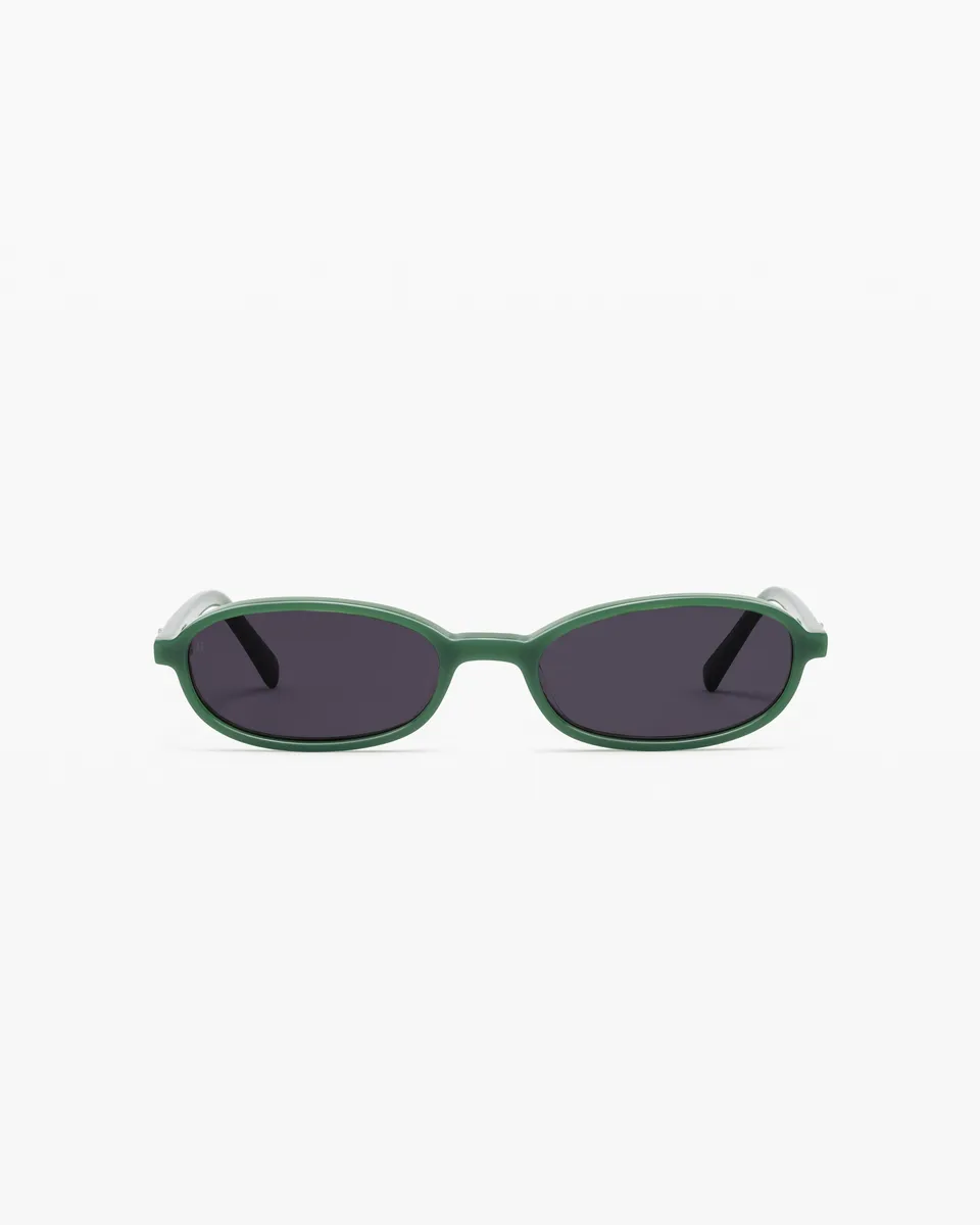 jimmy-fairly-la-emmy-lunettes-de-soleil-ovales-vertes-look-90s-medium image 1