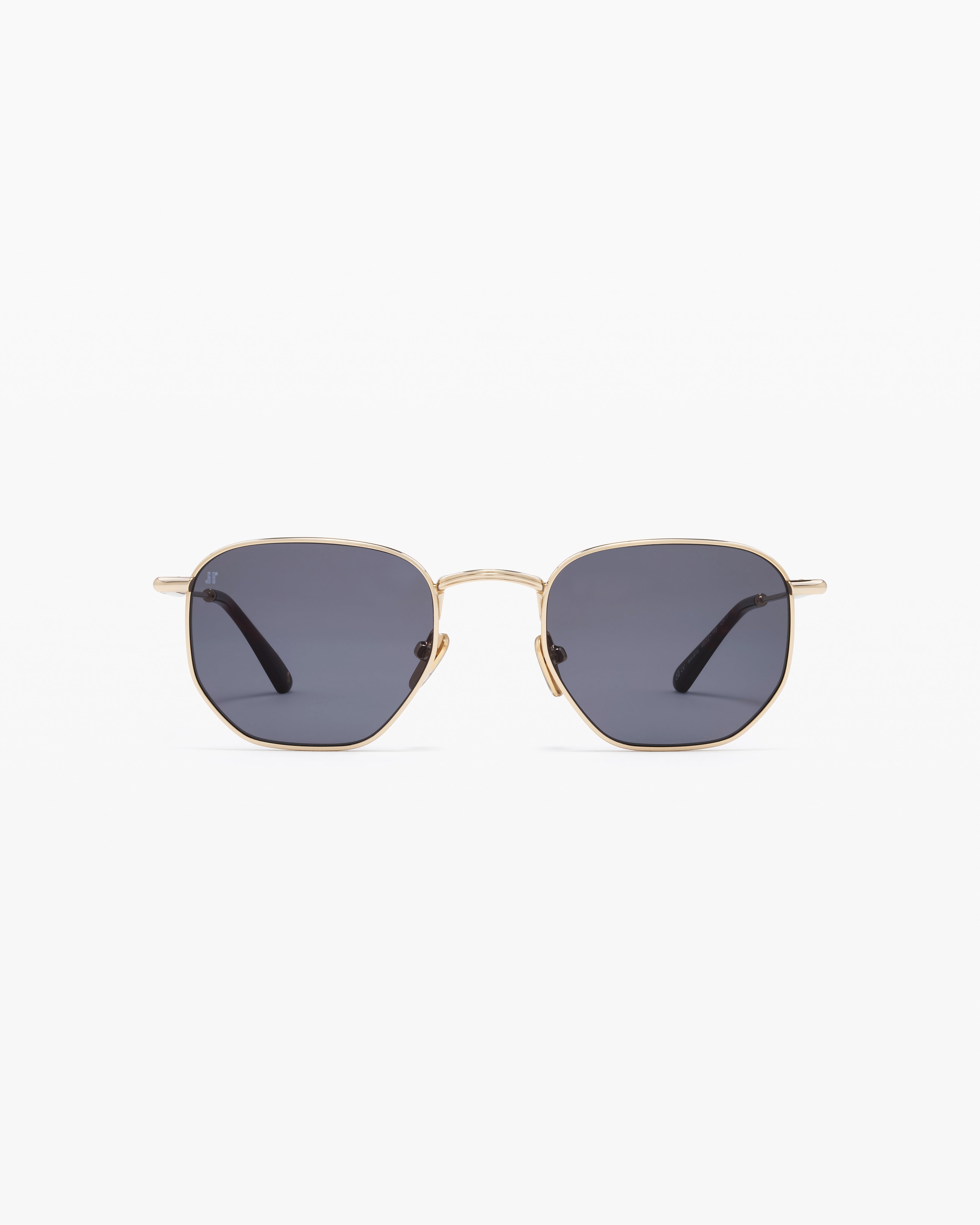jimmy-fairly-la-ash-l-lunettes-de-soleil-hexagonales-en-acier-inoxydable-dor-hom image 1