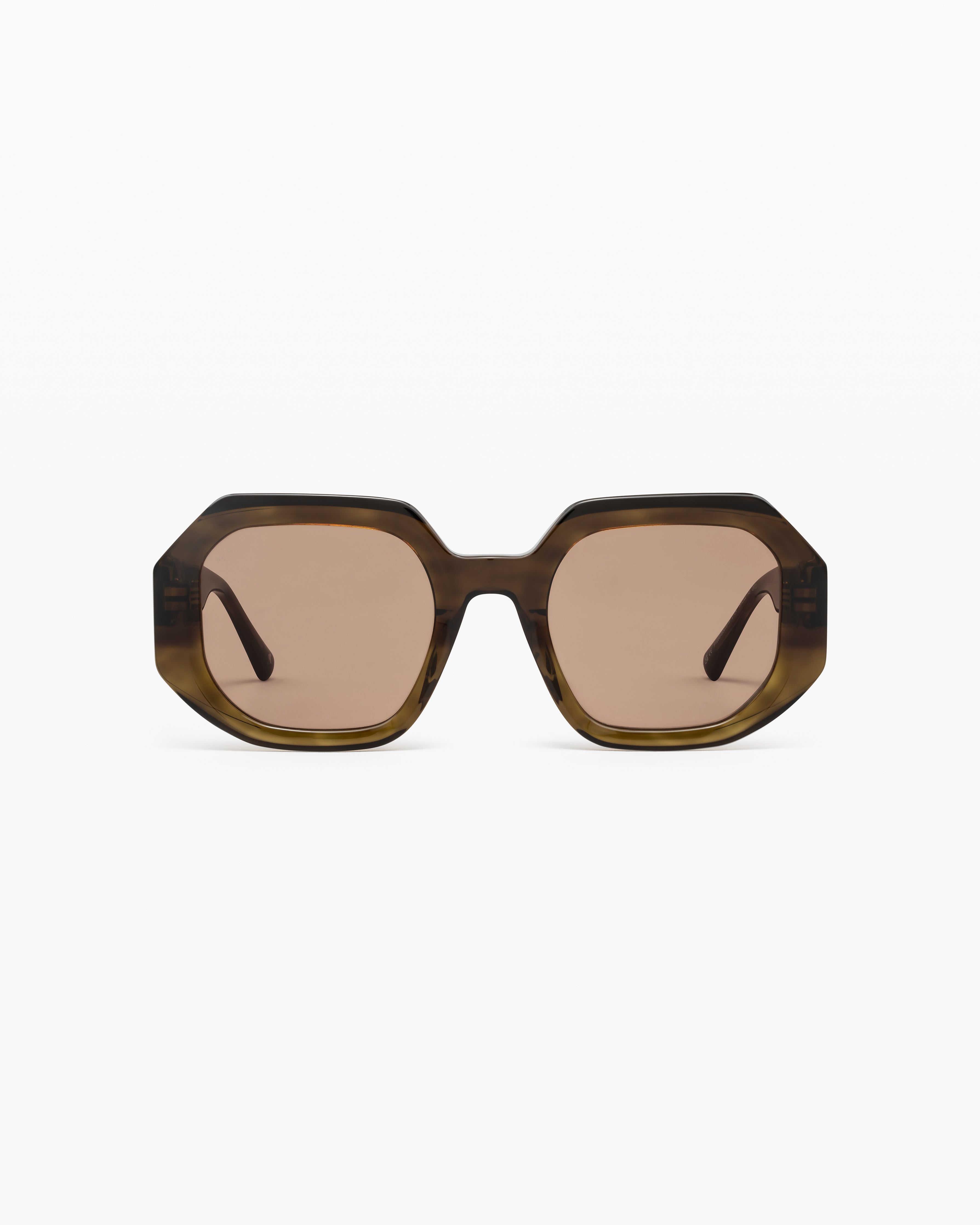 jimmy-fairly-la-melt-lunettes-de-soleil-hexagonales-en-ac-tate-vert-taille-m image 1