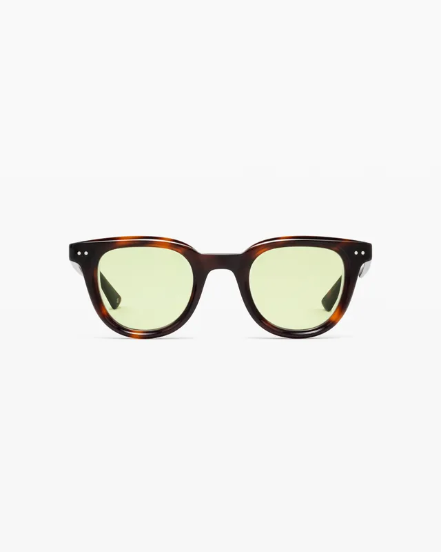 jimmy-fairly-la-almond-lunettes-de-soleil-carr-es-en-ac-tate-caille-fonc-e-avec- image 1