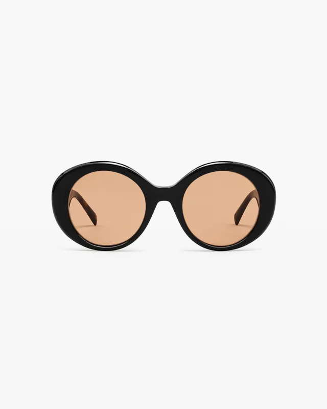 jimmy-fairly-la-cova-jf-colors-lunettes-de-soleil-rondes-noir-ac-tate-visages-la image 1