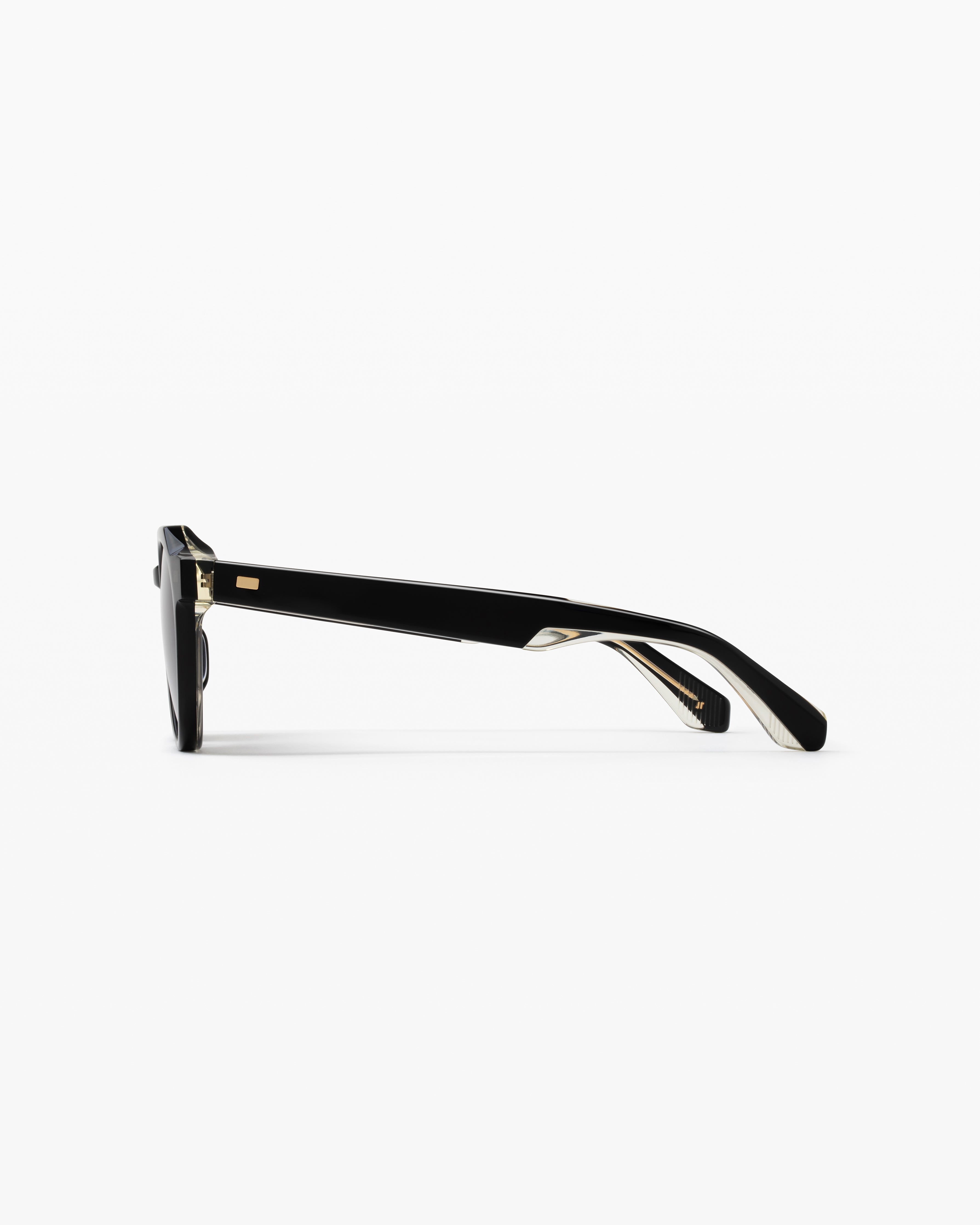 jimmy-fairly-la-warren-lunettes-de-soleil-rondes-oversize-noires-homme-m image 2