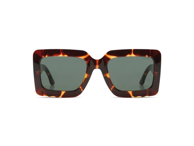 komono-lana-havana-lunettes-de-soleil-rectangulaires-caille image 1