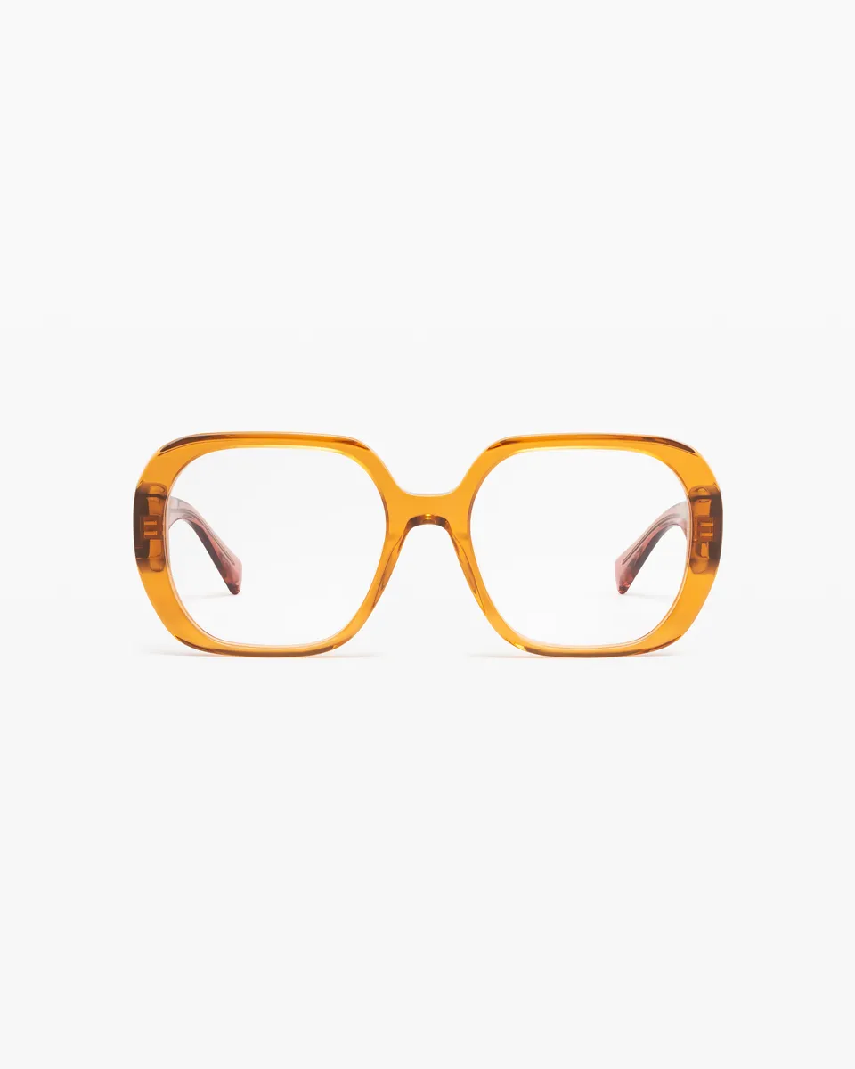 jimmy-fairly-la-apo-lunettes-de-vue-carr-es-oversize-en-ac-tate-femme-marron image 1
