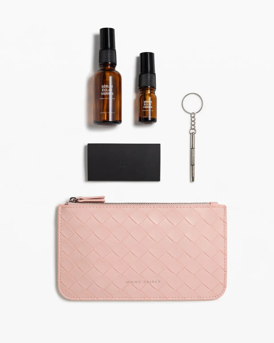 jimmy-fairly-le-care-kit-tress-kit-d-entretien-lunettes-avec-recharge-solution-v image 1