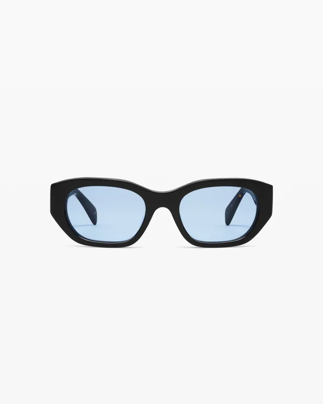 jimmy-fairly-la-elis-lunettes-de-soleil-rectangulaires-noires-femme image 1