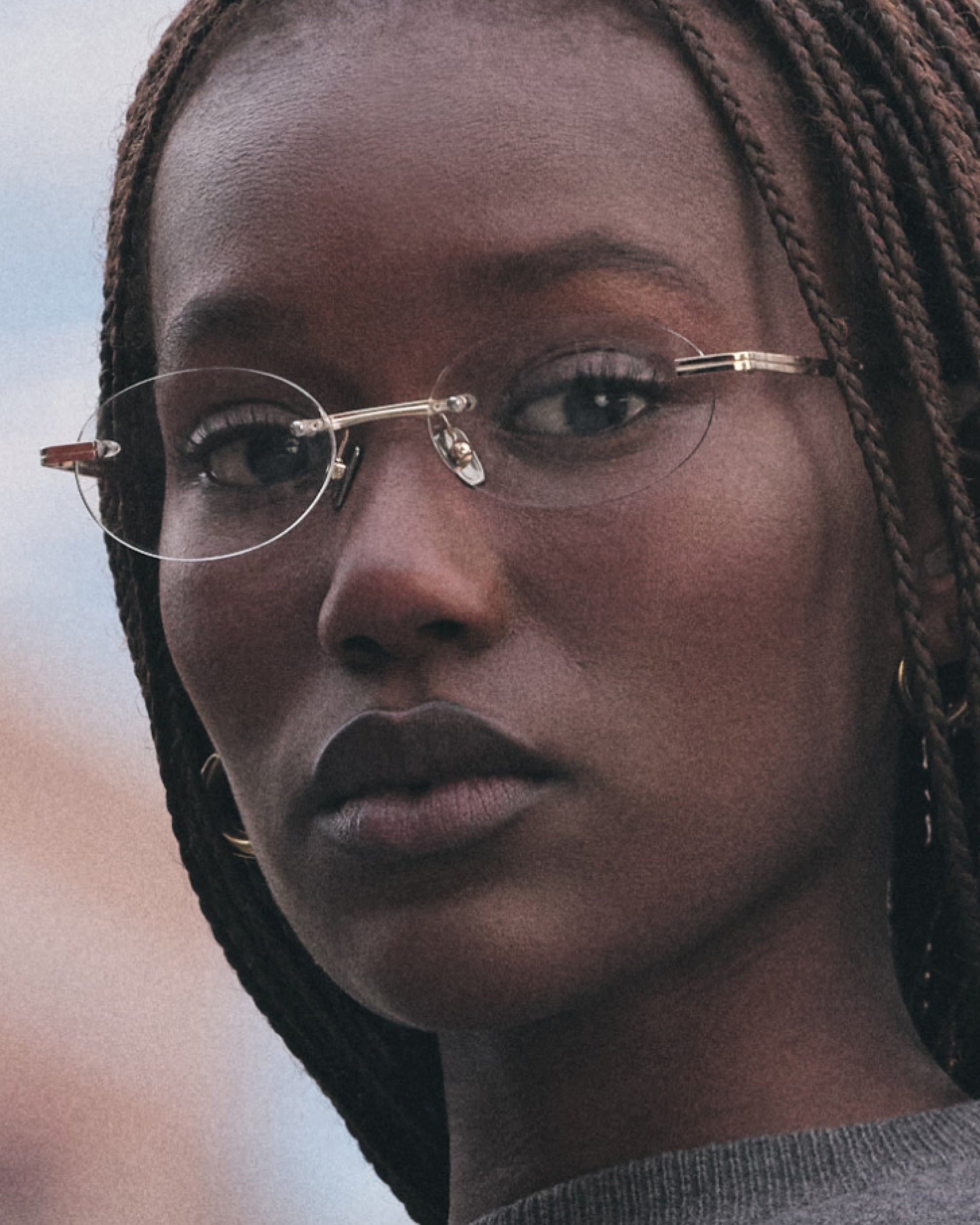 jimmy-fairly-la-hudson-lunettes-de-vue-ovales-m-tal-dor-medium image 2