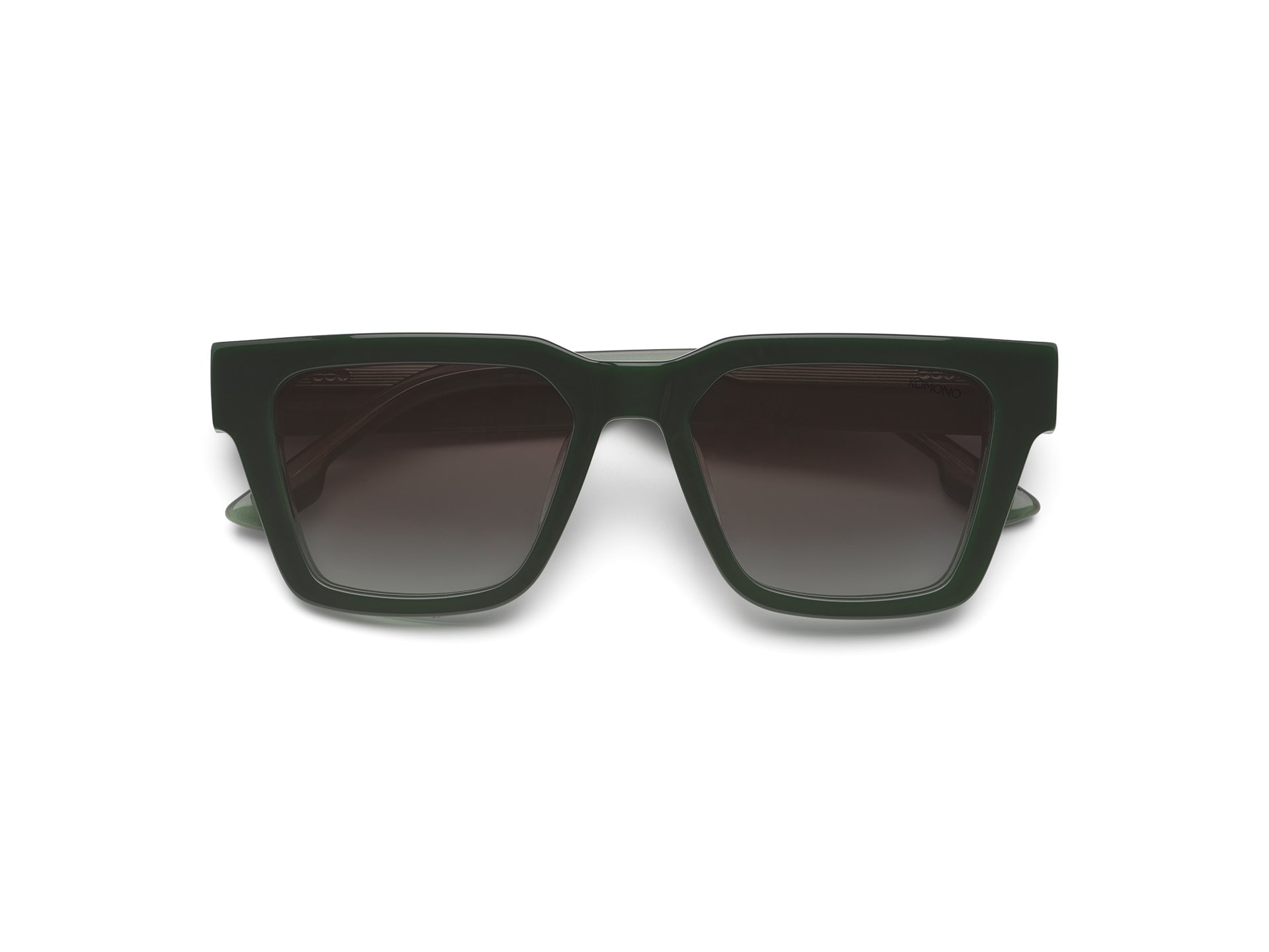 komono-bob-green-forest-lunettes-de-soleil-carr-es-ac-tate-recycl-verres-polaris image 1