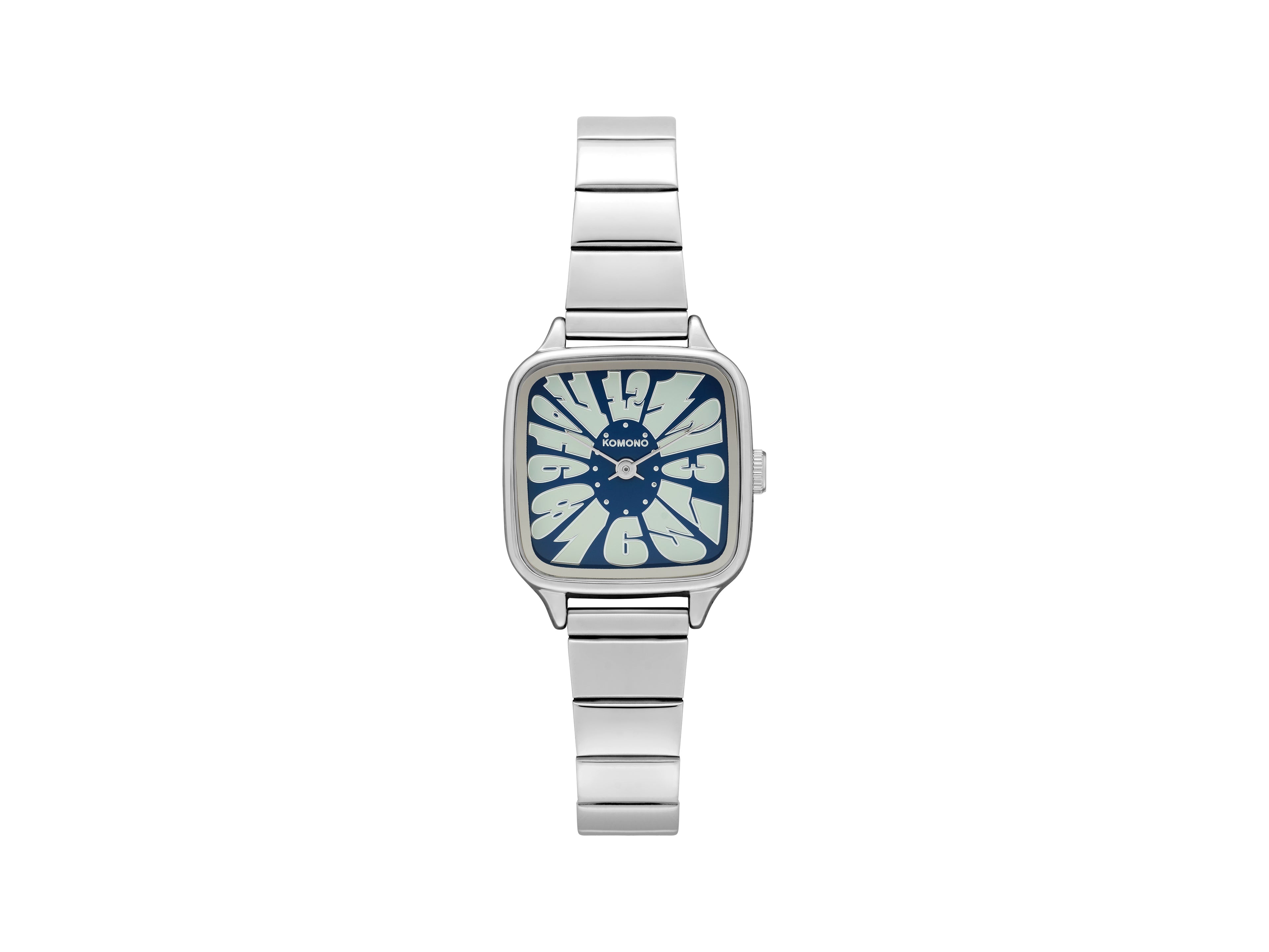 komono-kate-flower-trak-silver-blue-cloud-montre image 1