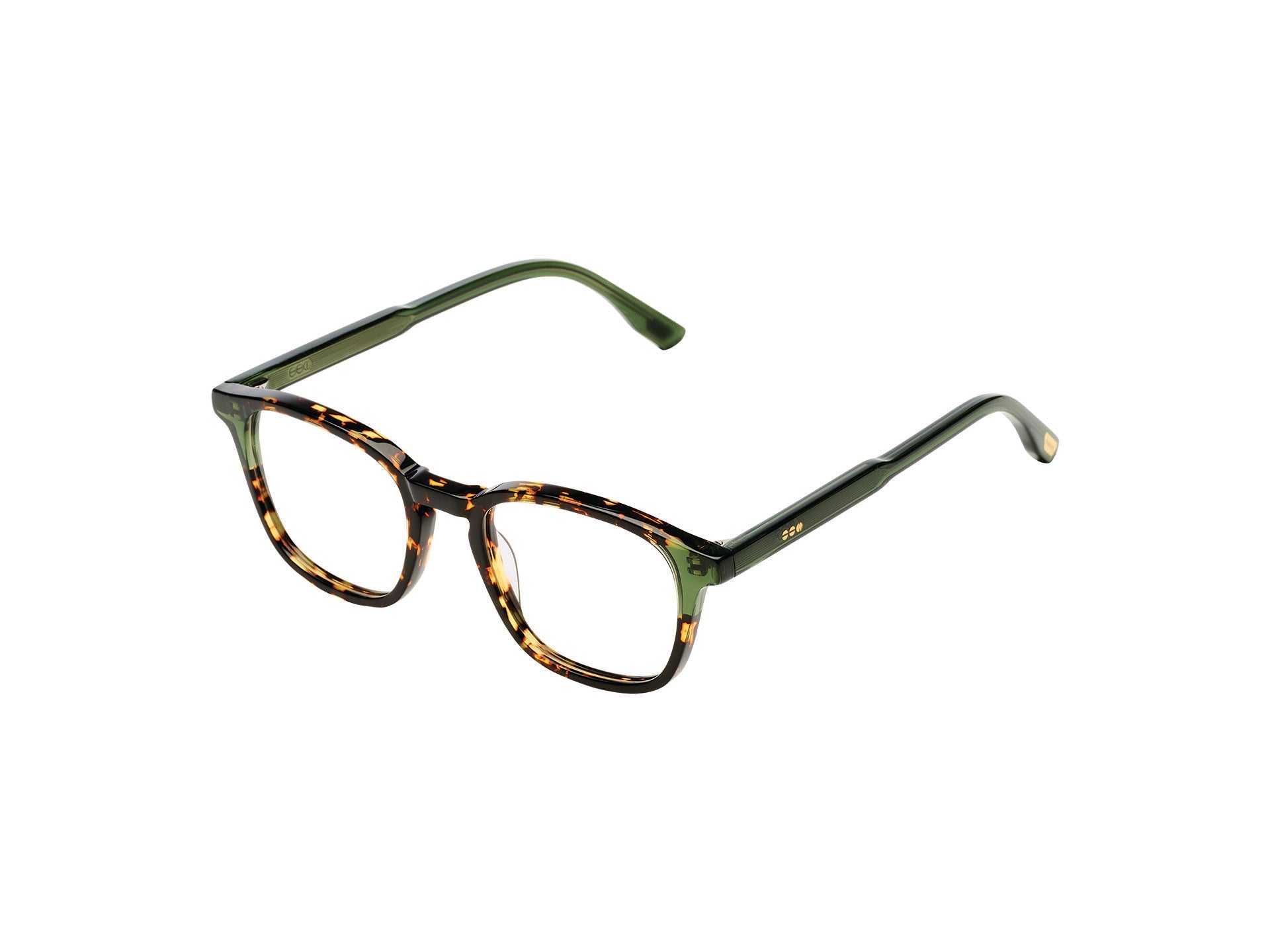 komono-marlon-slims-flake-forest-petites-lunettes-de-vue-carr-es image 2