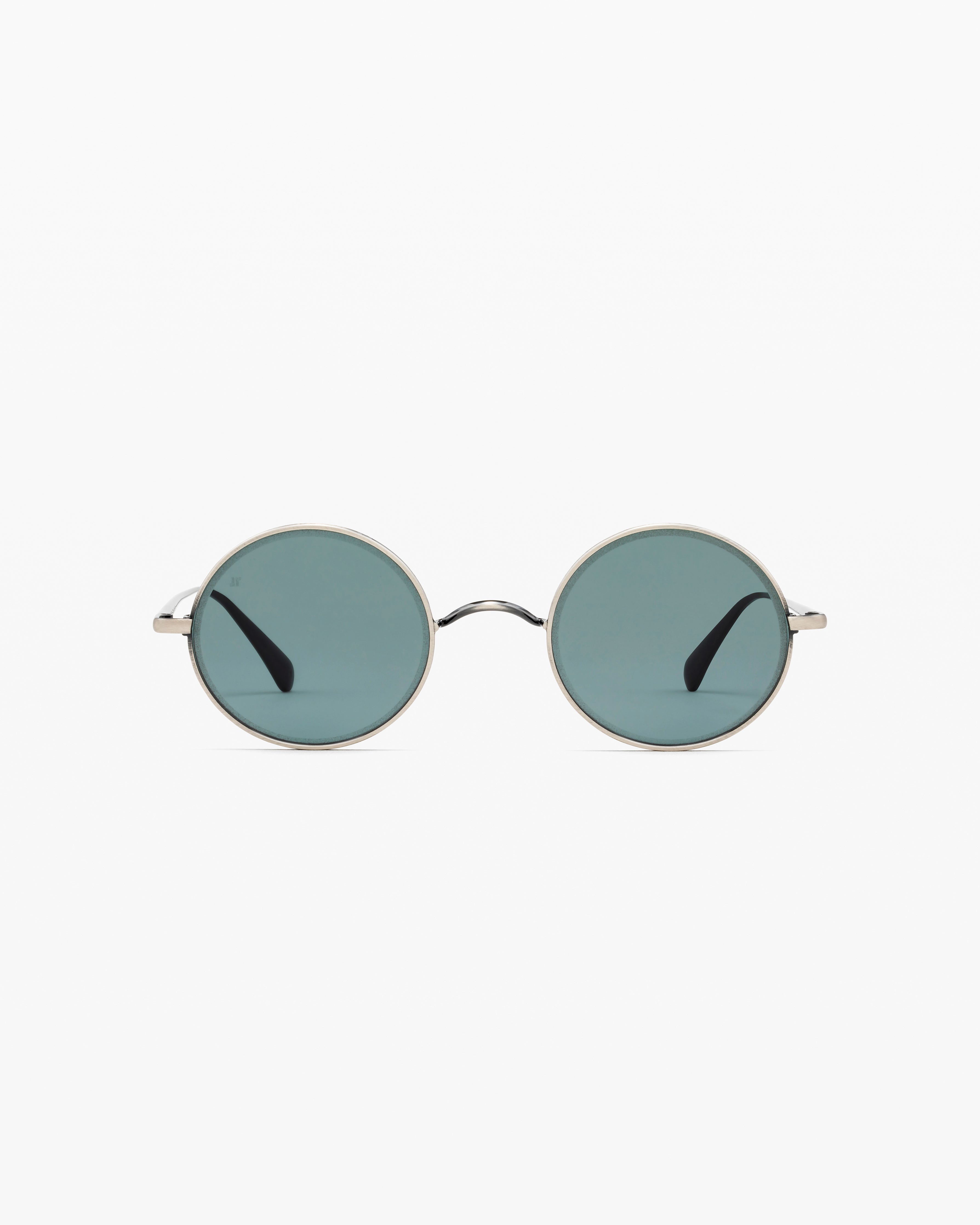 jimmy-fairly-la-malo-lunettes-de-soleil-rondes-en-titane-argent-homme image 1