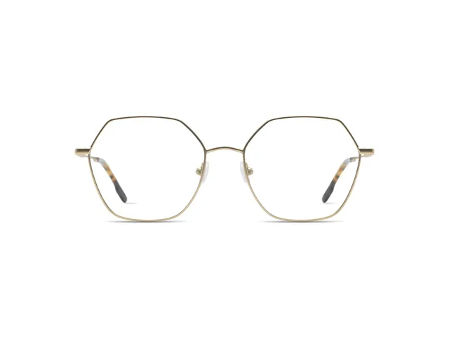 komono-nora-white-gold-lunettes-de-vue-hexagonales image 1
