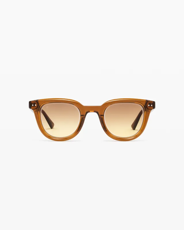 jimmy-fairly-la-almond-lunettes-de-soleil-carr-es-en-ac-tate-marron image 1