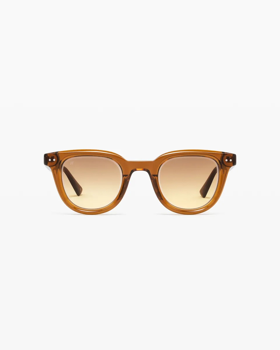 jimmy-fairly-la-almond-lunettes-de-soleil-carr-es-en-ac-tate-marron image 1