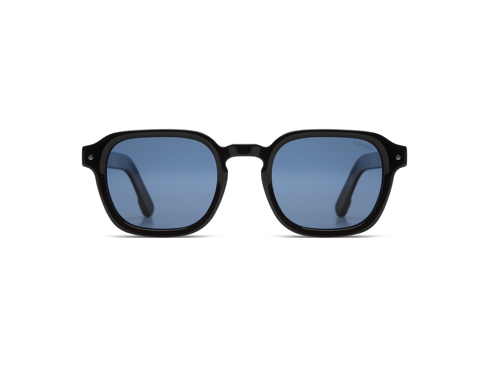 komono-knox-black-lunettes-de-soleil-carr-es-ac-tate-cologique-verres-polaris-s- image 2