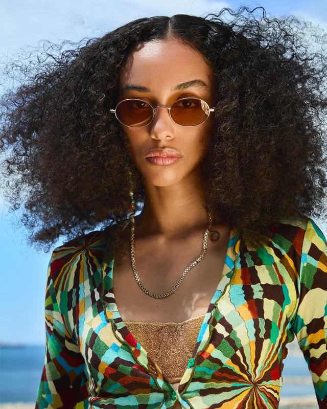 jimmy-fairly-la-rosalia-cha-ne-pour-lunettes-perle-et-acier-inoxydable image 1