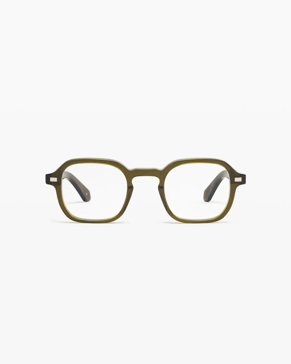 jimmy-fairly-la-ezra-lunettes-de-vue-rectangulaires-vertes-en-ac-tate-homme image 1