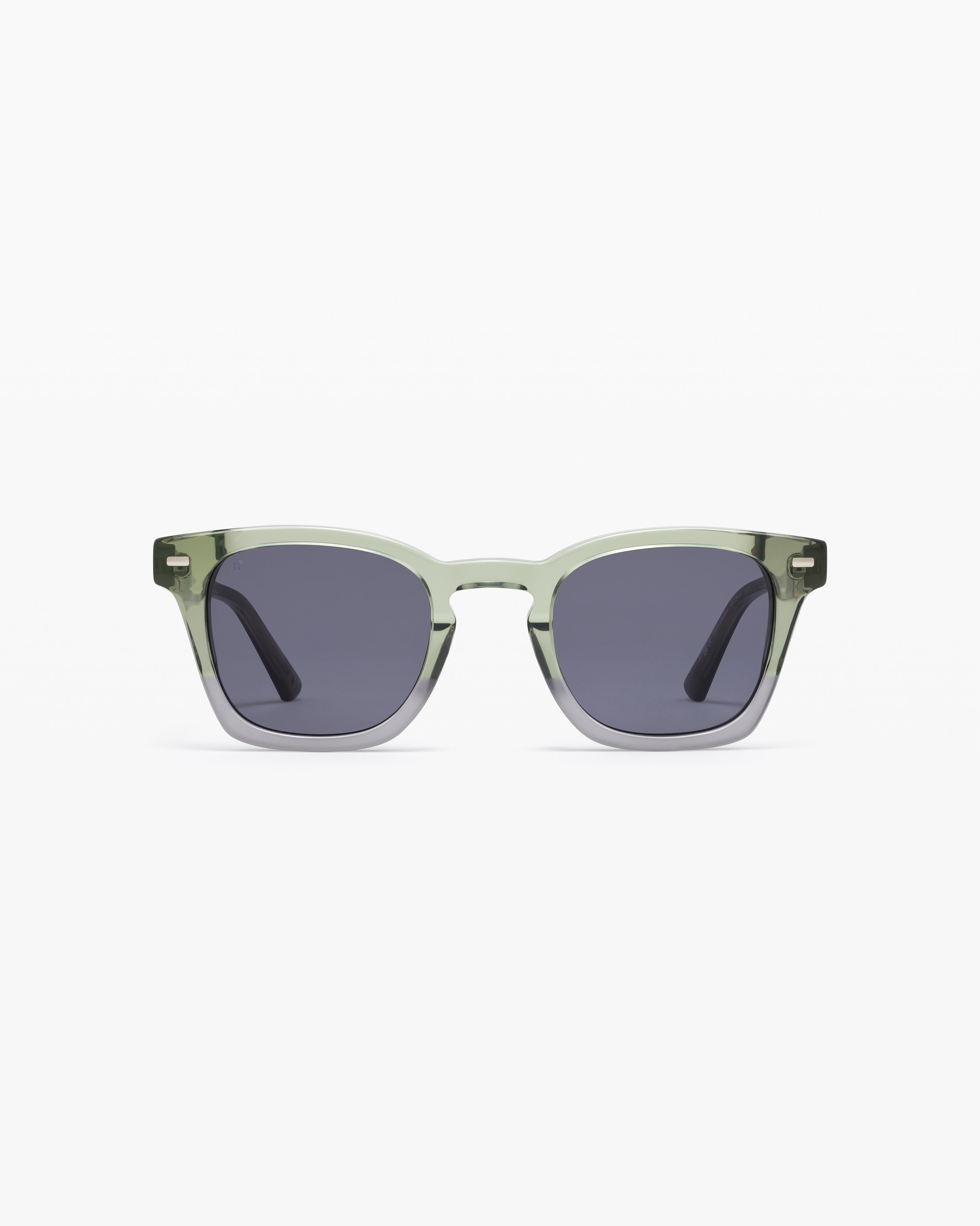 jimmy-fairly-la-bari-lunettes-de-soleil-carr-es-rectangulaires-en-ac-tate-vert-t image 1
