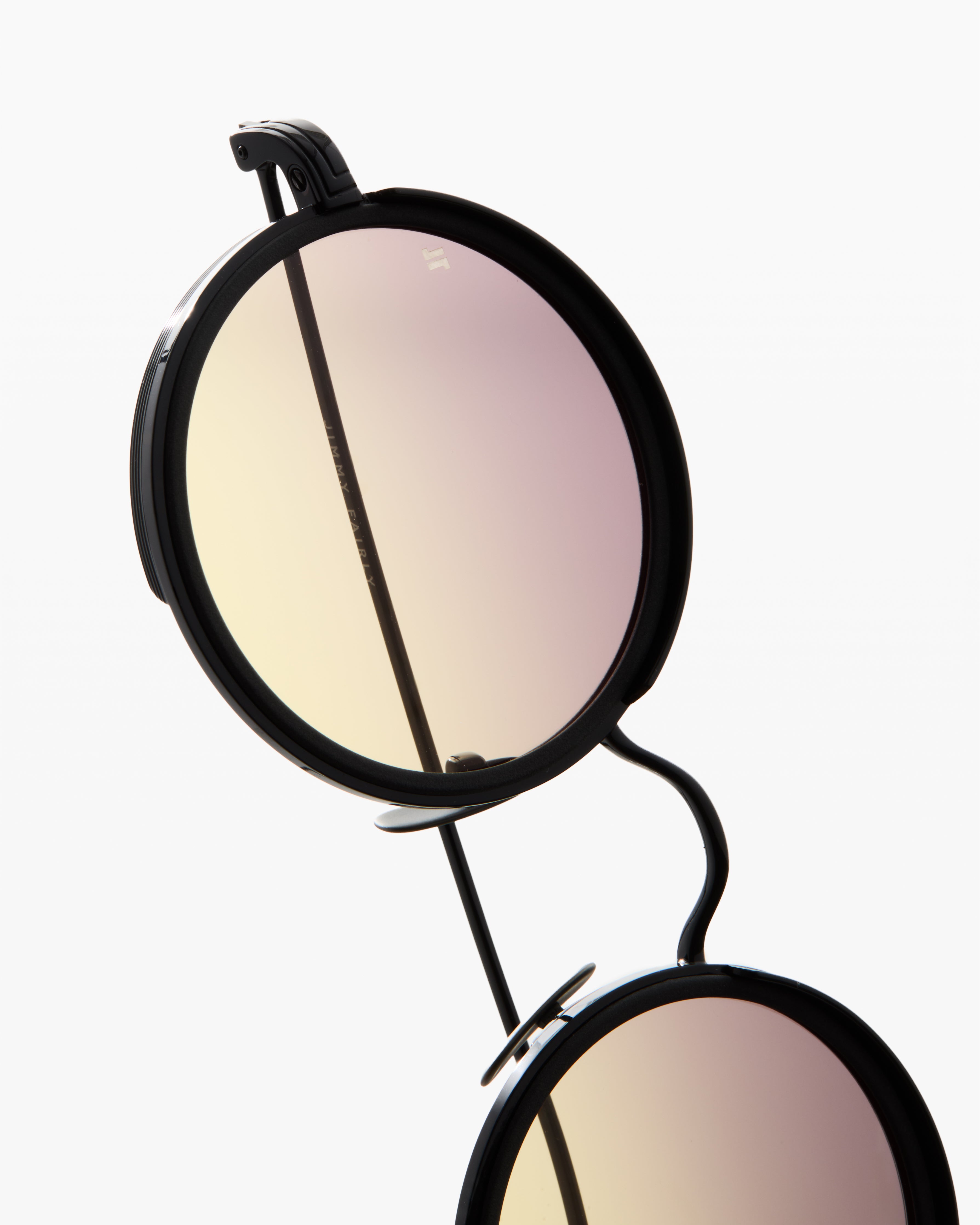 jimmy-fairly-la-e-033-lunettes-de-soleil-rondes-noires-homme image 2