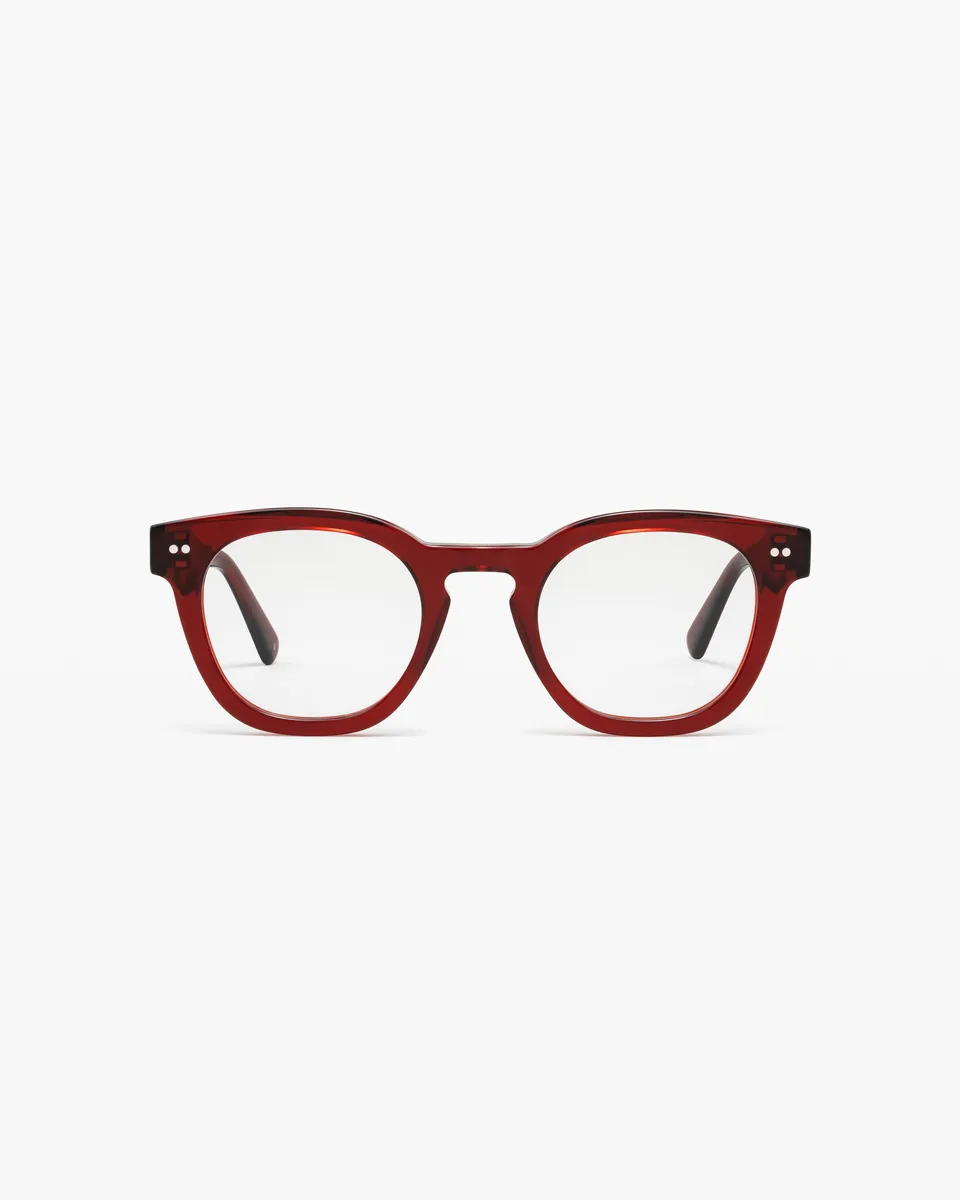 jimmy-fairly-la-mina-lunettes-de-vue-carr-es-medium-rouges-femme image 1