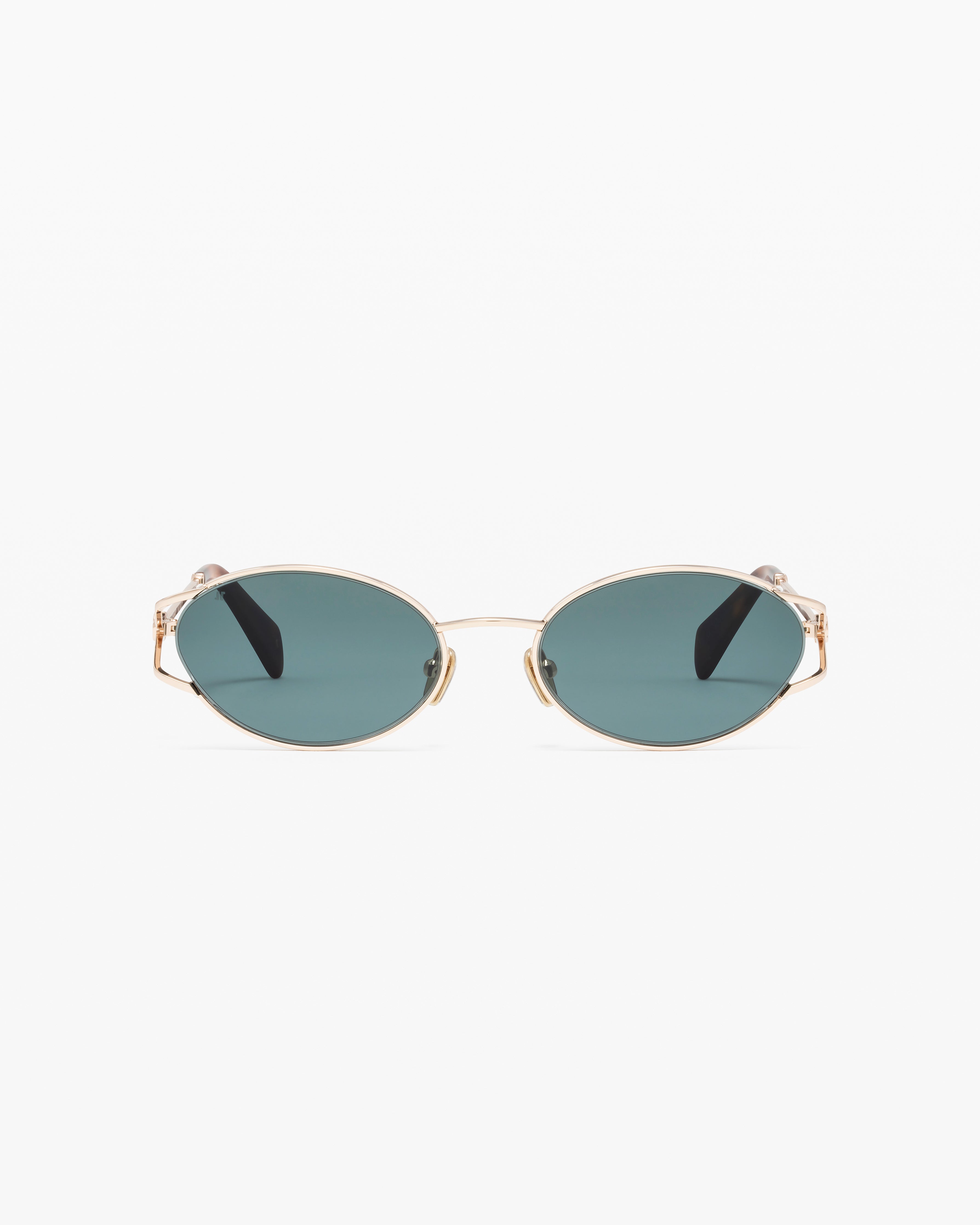 jimmy-fairly-la-zelie-lunettes-de-soleil-ovales-m-tal-dor-taille-medium image 1