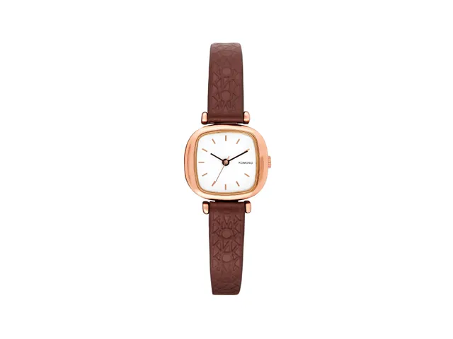 komono-moneypenny-monogram-auburn-montre-bracelet-minimaliste-pour-femme image 1