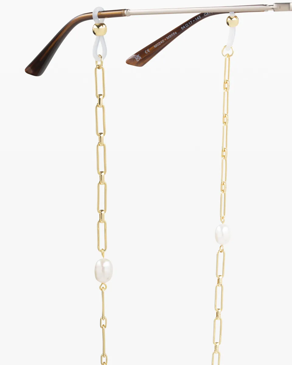 jimmy-fairly-la-newport-cha-ne-pour-lunettes-en-acier-inoxydable-verte image 1