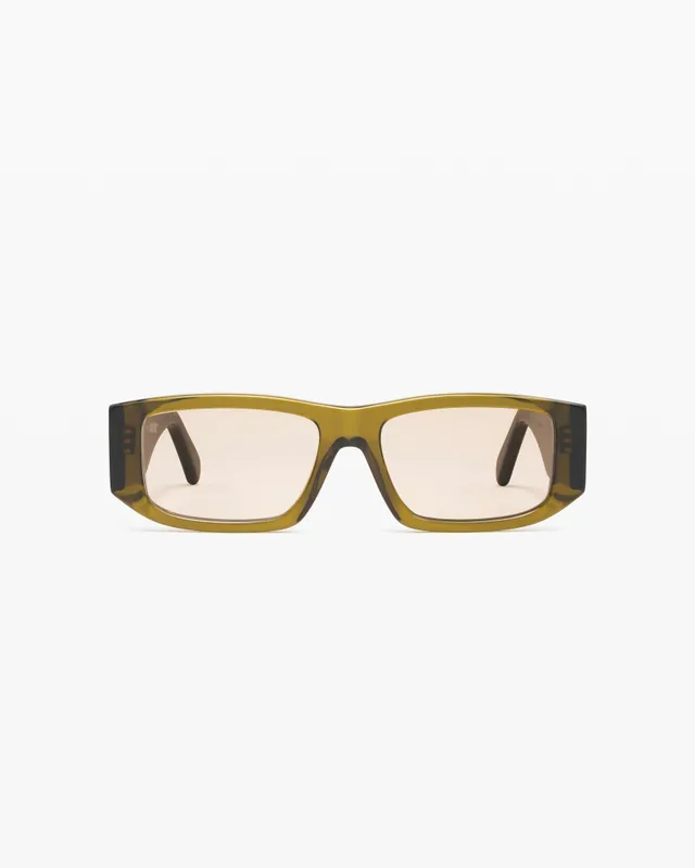 jimmy-fairly-la-anna-x-reformation-lunettes-de-soleil-carr-es-oversize-vertes-en image 1