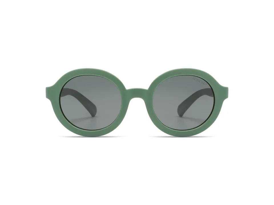komono-bebe-sage-lunettes-junior-translucides-vert-sauge-et-noir-0-1-an image 1