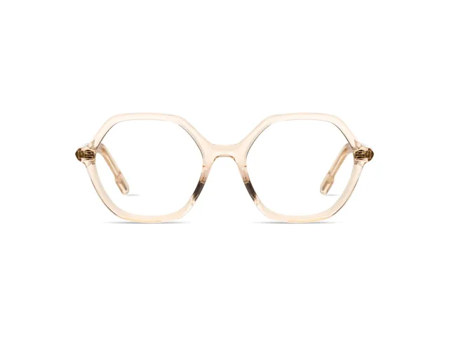 komono-lara-champagne-monture-optique-hexagonale image 1