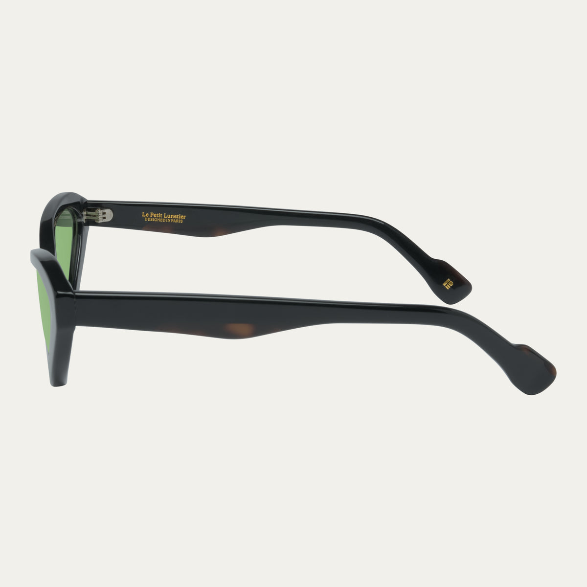 le-petit-lunetier-becks-noir-et-vert-lunettes-de-soleil-papillon-femme image 4