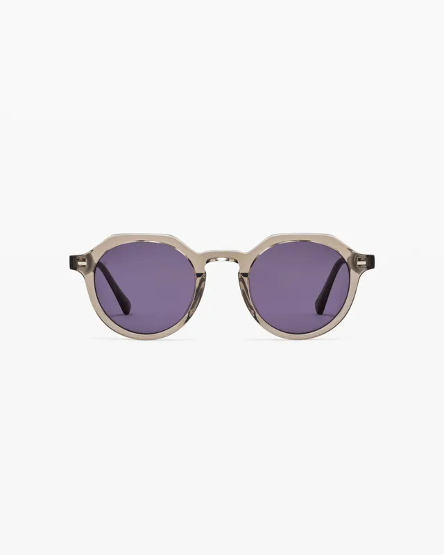jimmy-fairly-la-coolio-lunettes-de-soleil-homme-rondes-gris-transparent-taille-m image 1