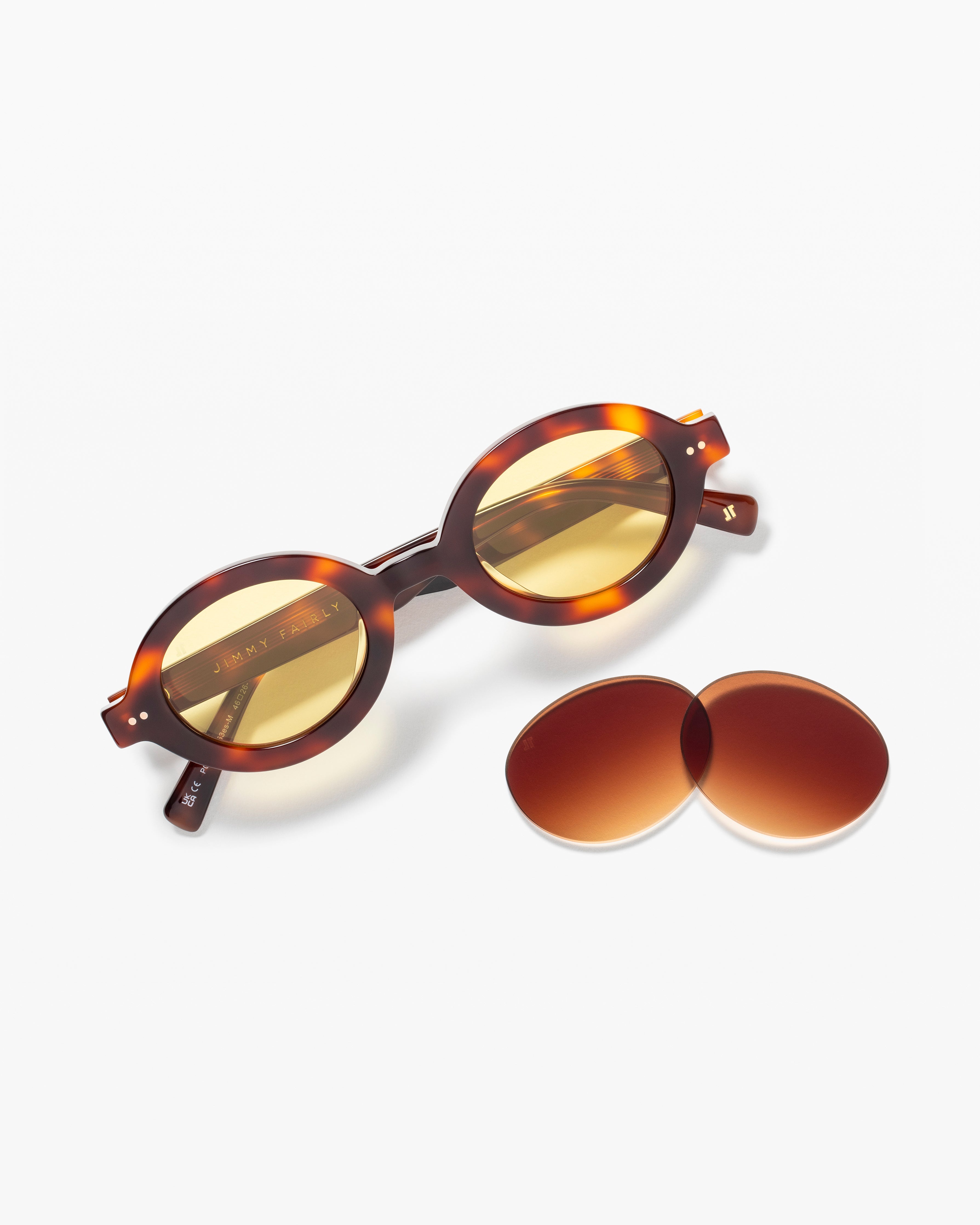 jimmy-fairly-la-iva-jf-colors-lunettes-de-soleil-mixte-ovale-caille-fonc-e image 3