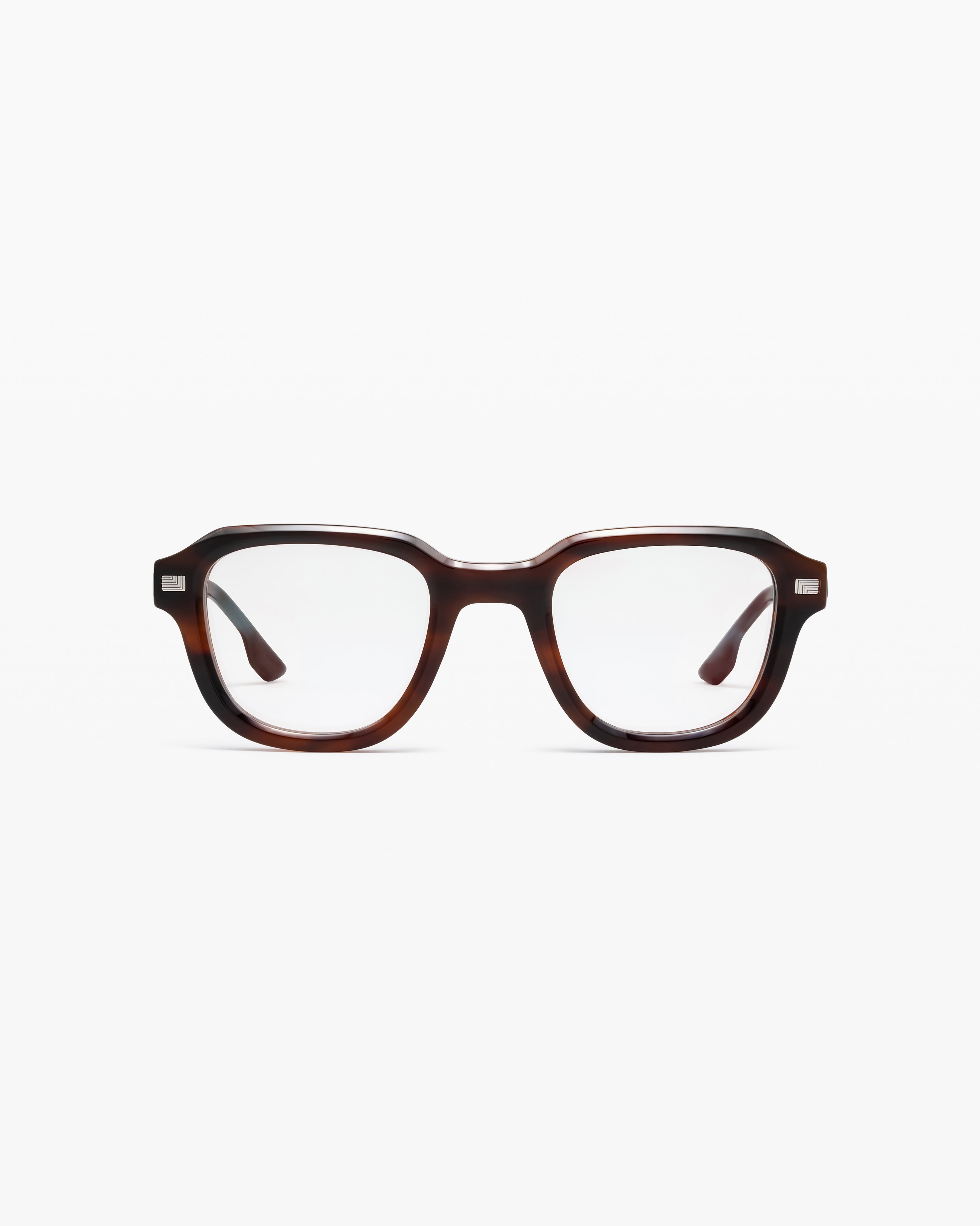 jimmy-fairly-la-soleo-lunettes-de-vue-carr-es-marron-medium-homme image 1