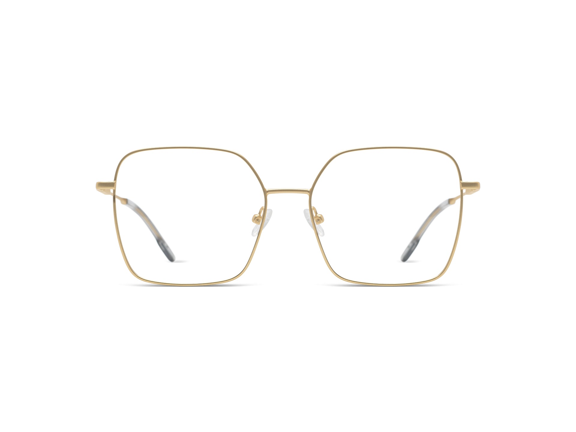 komono-audrey-gold-monture-optique-oversize-carr-e-en-acier-inoxydable image 1