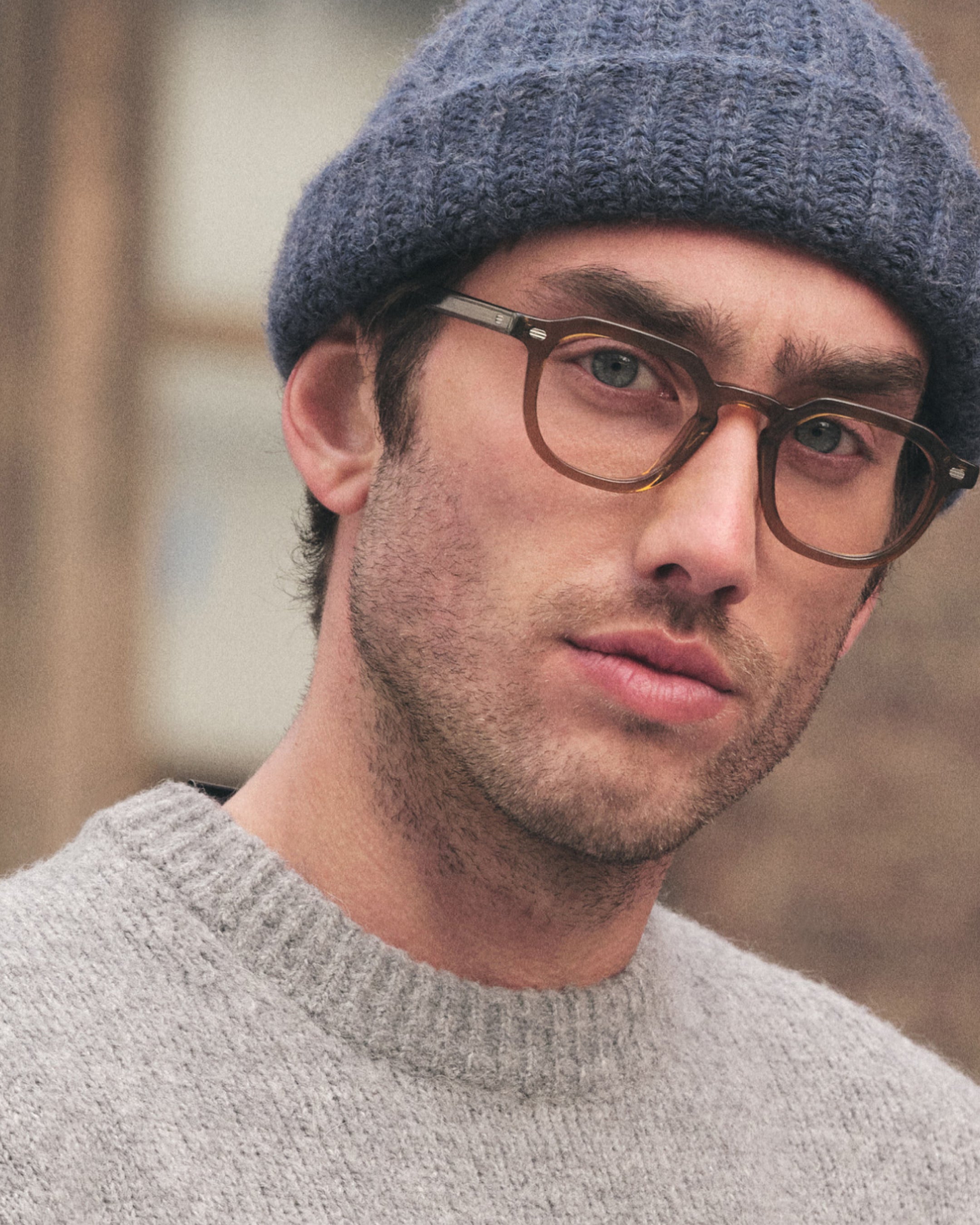 jimmy-fairly-la-headlight-lunettes-de-vue-carr-es-en-ac-tate-marron-homme image 6
