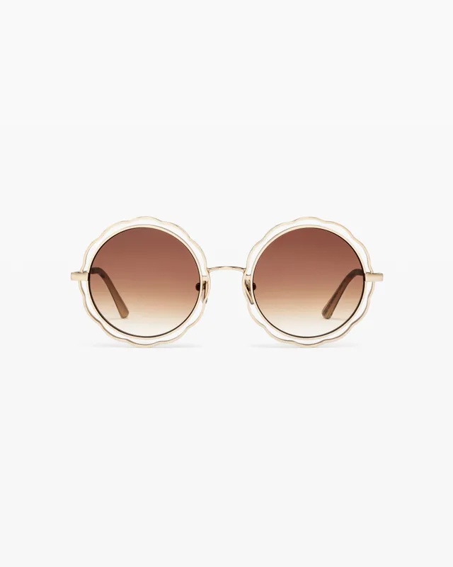 jimmy-fairly-la-lilia-lunettes-de-soleil-rondes-dor-es-en-acier-inoxydable-pour- image 1
