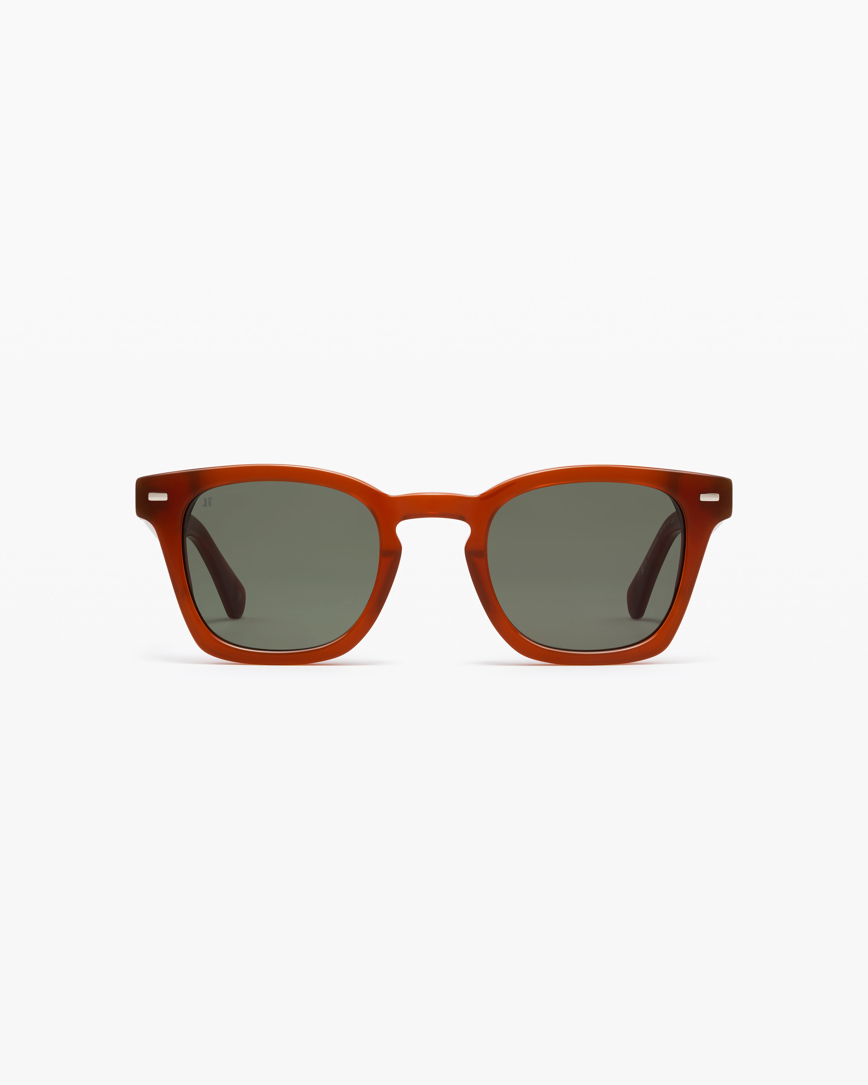 jimmy-fairly-la-bari-lunettes-de-soleil-carr-es-en-ac-tate-orange-homme image 1