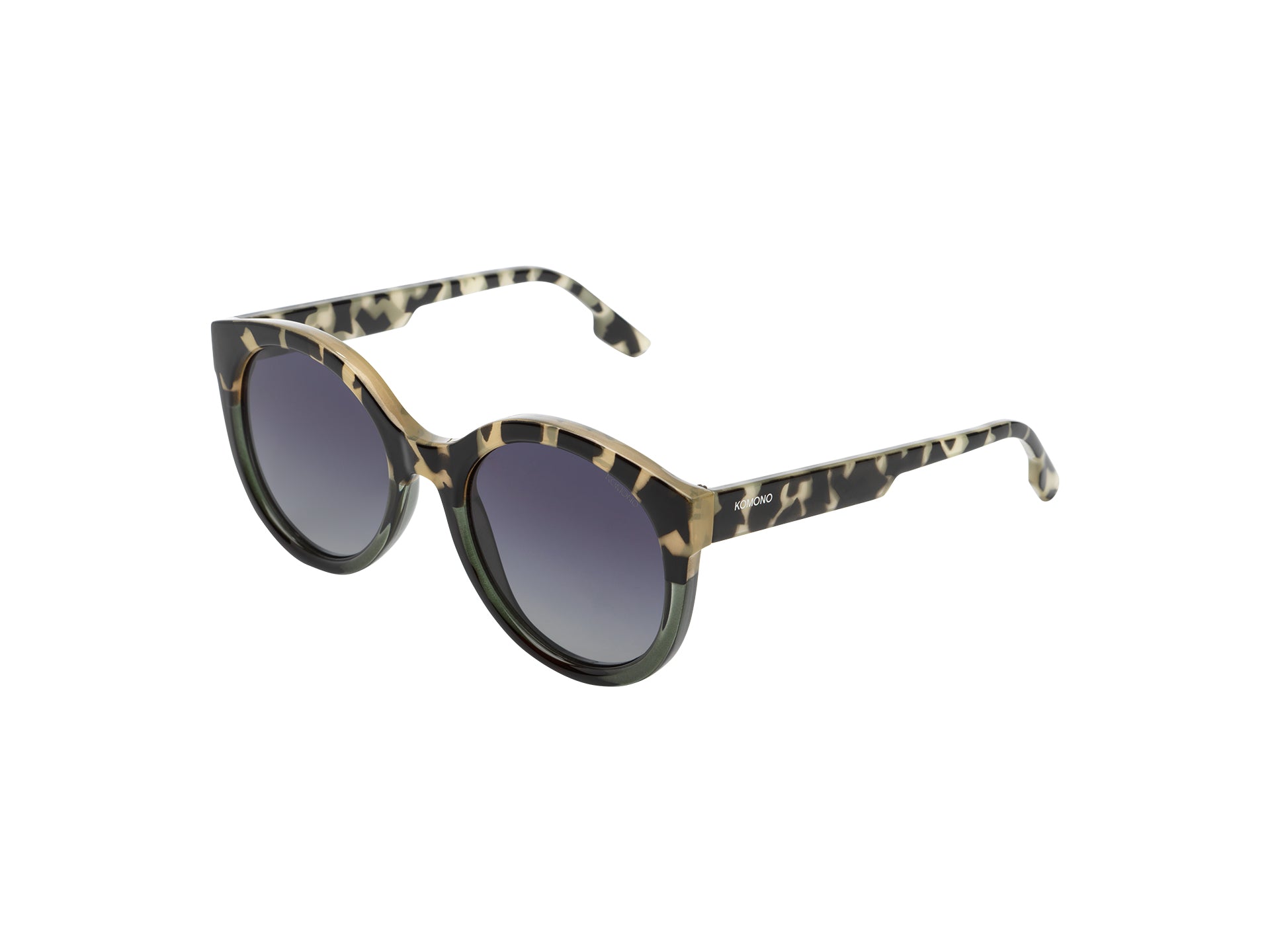komono-ellis-emerald-bobcat-lunettes-de-soleil-rondes-papillon image 3