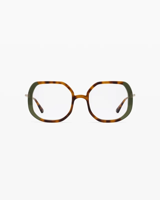 jimmy-fairly-la-posy-lunettes-de-vue-rectangulaire-marron-multicolore-femme-medi image 1