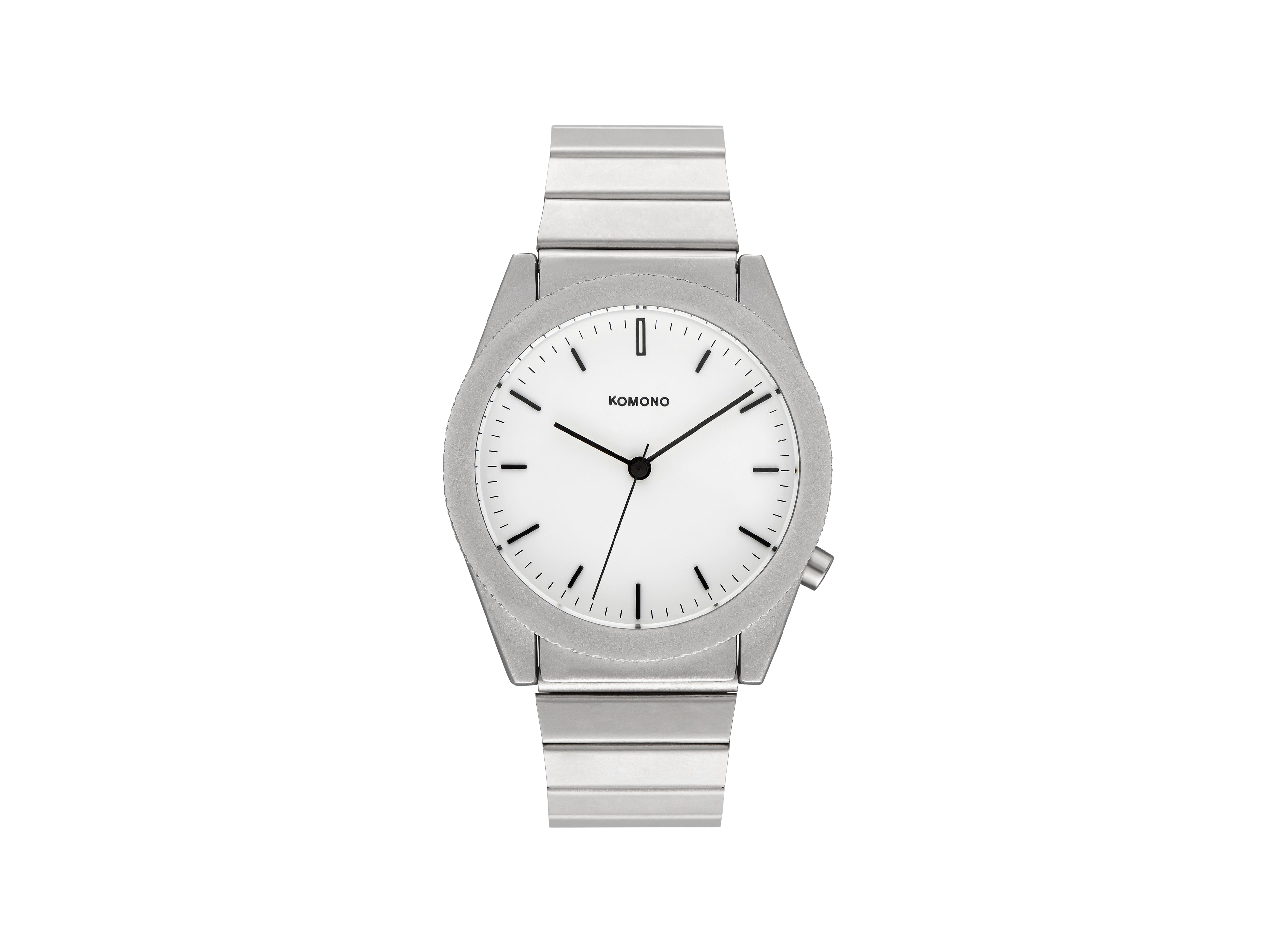 komono-ray-solid-montre-de-plong-e-moderne-bracelet-molet-argent image 1