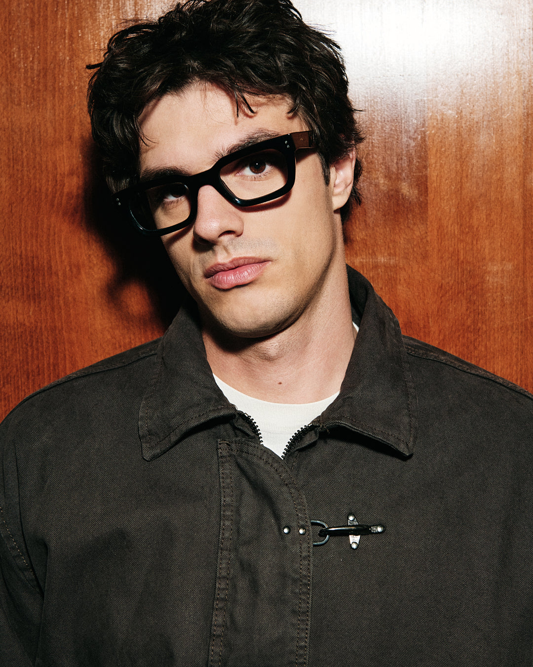 jimmy-fairly-la-manhattan-lunettes-de-vue-rectangulaires-noires-medium-homme image 2