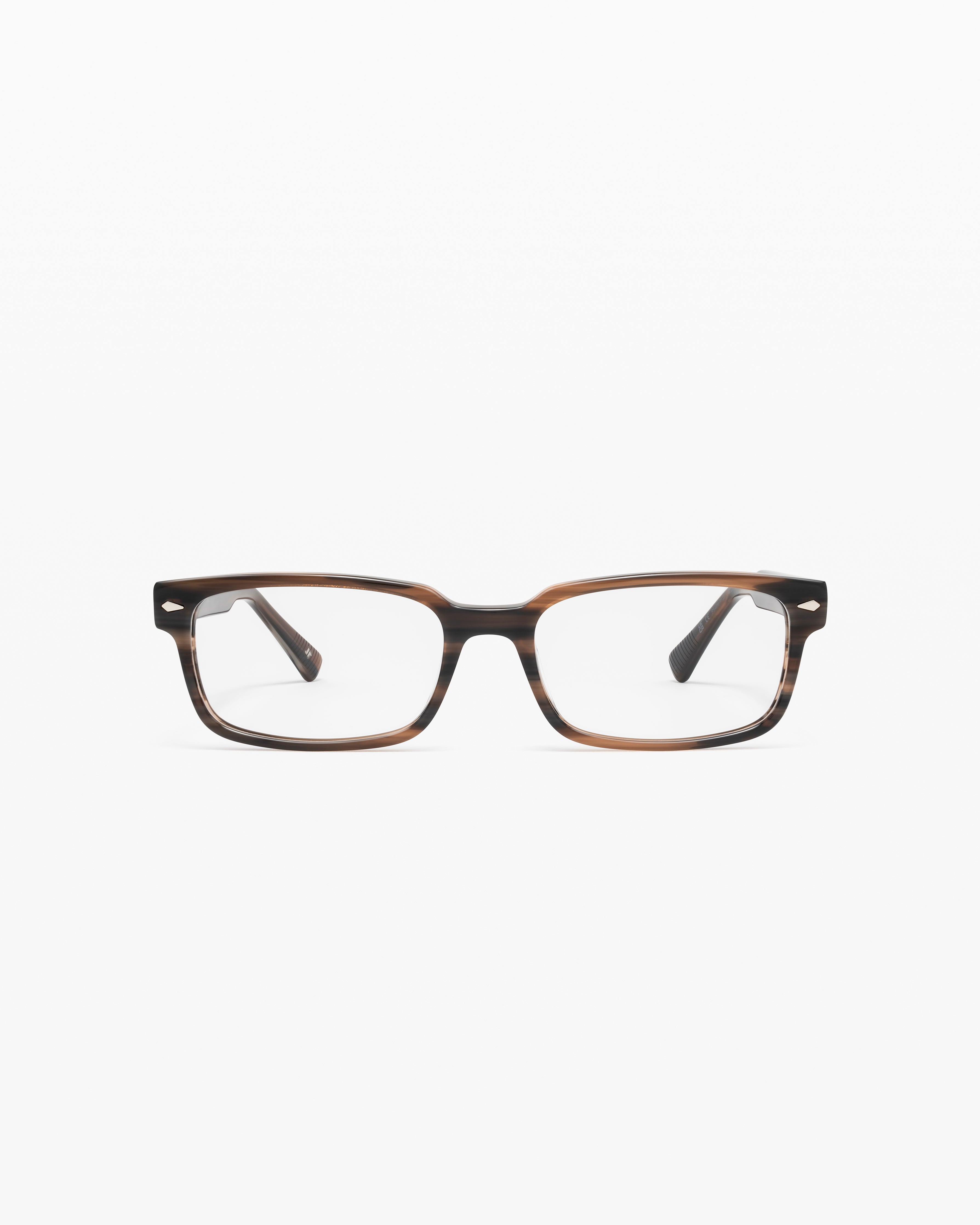 jimmy-fairly-la-alan-lunettes-de-vue-rectangulaires-marron-homme-l-visage-large image 1