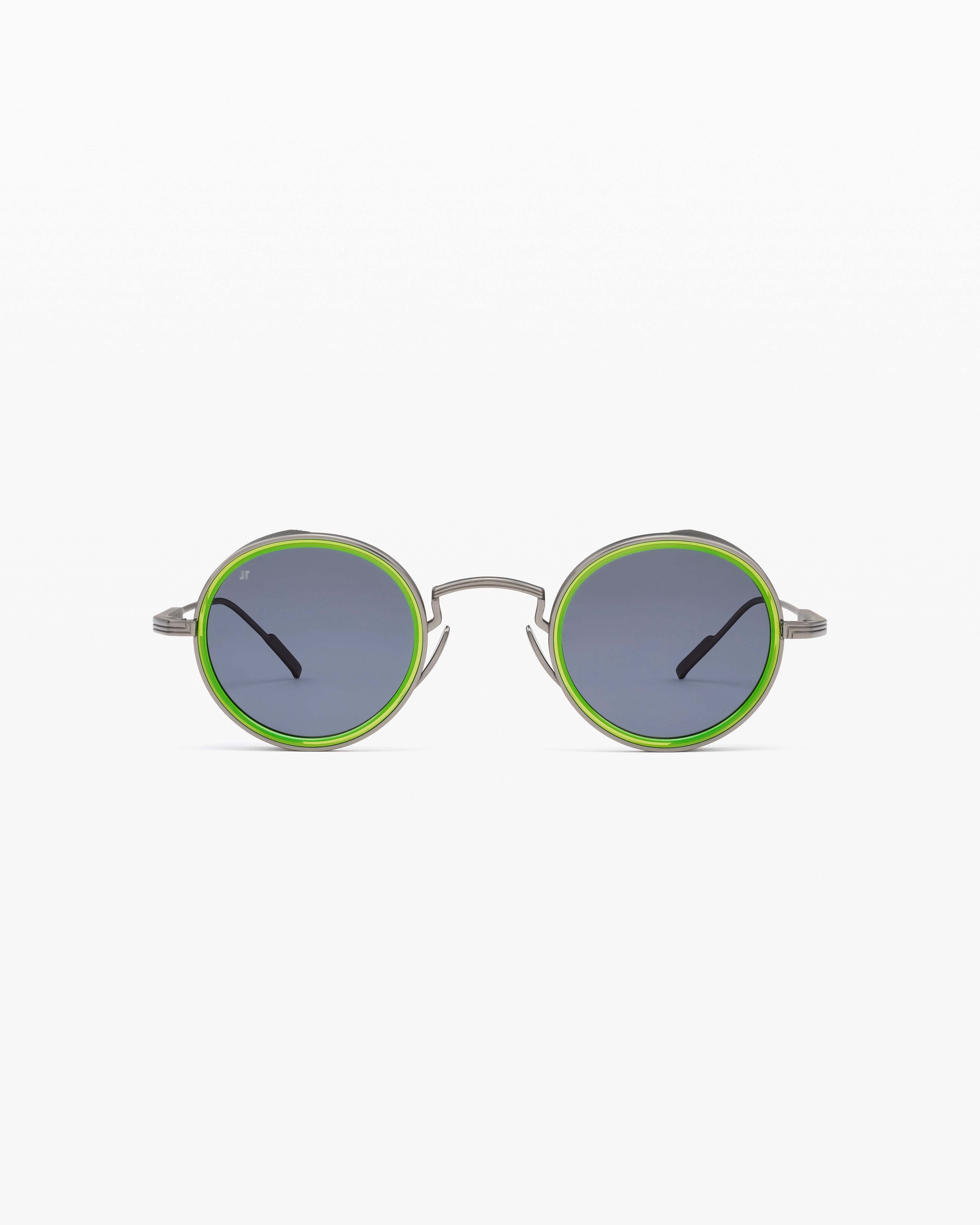 jimmy-fairly-la-larry-lunettes-de-soleil-rondes-titane-argent-medium-homme image 1