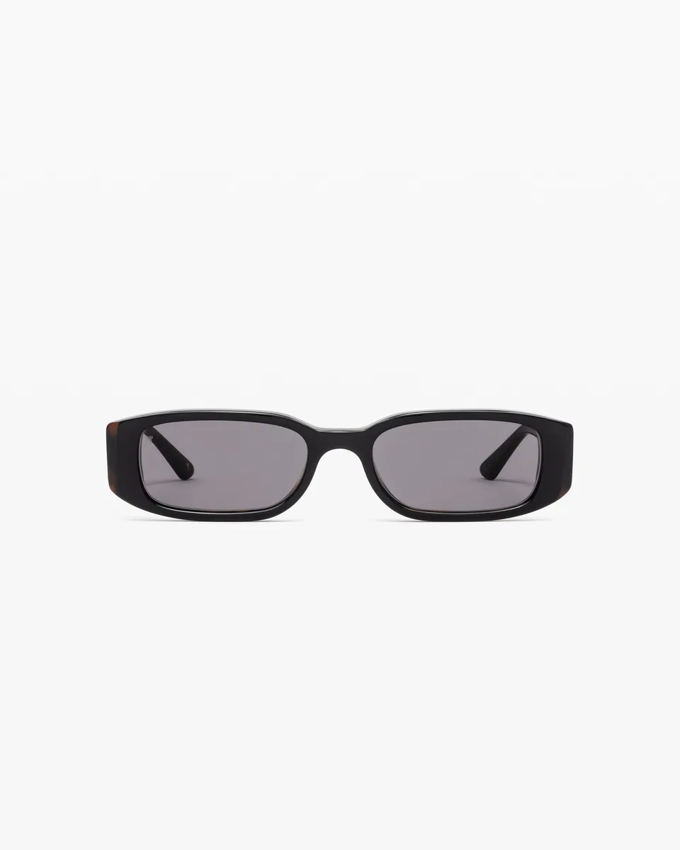 jimmy-fairly-la-indy-lunettes-de-soleil-rectangulaires-noires-femme image 1